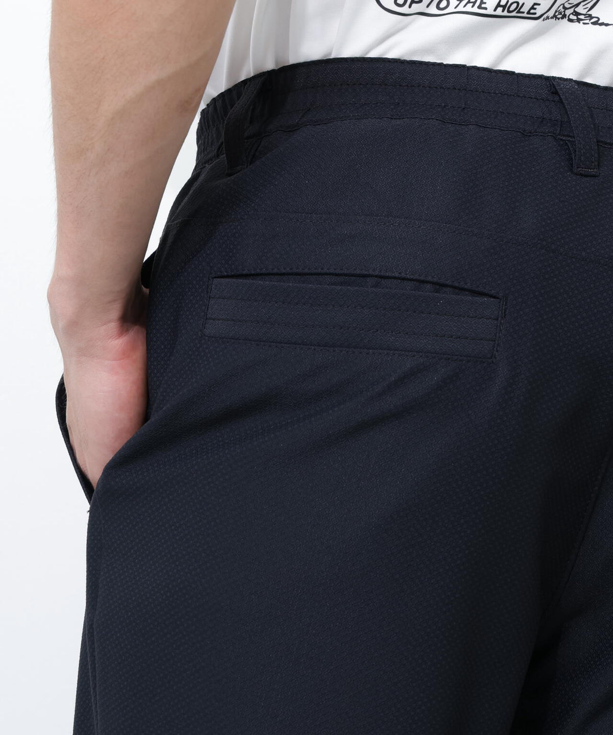 【PING APPAREL】【UVカット・透け防止・ストレッチ】ドビーテーパードパンツ <GOLD> (MENS)