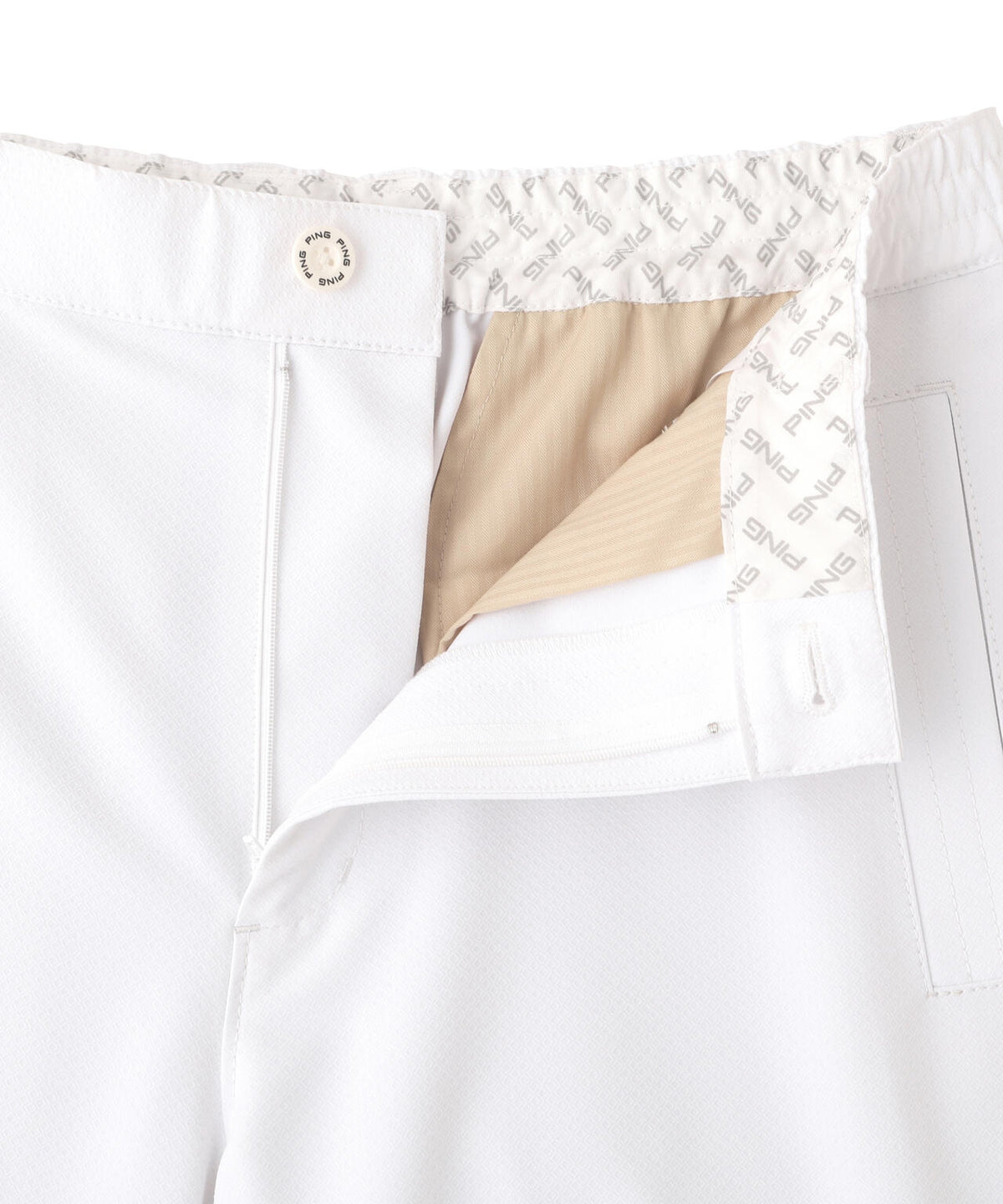 【PING APPAREL】【UVカット・透け防止・ストレッチ】ドビーテーパードパンツ <GOLD> (MENS)