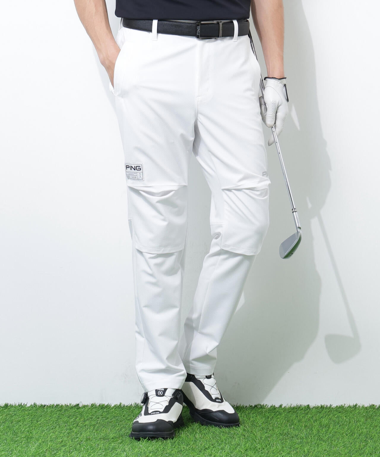 【PING APPAREL】ストレッチドビーテーパードパンツ <GOLD> (MENS)