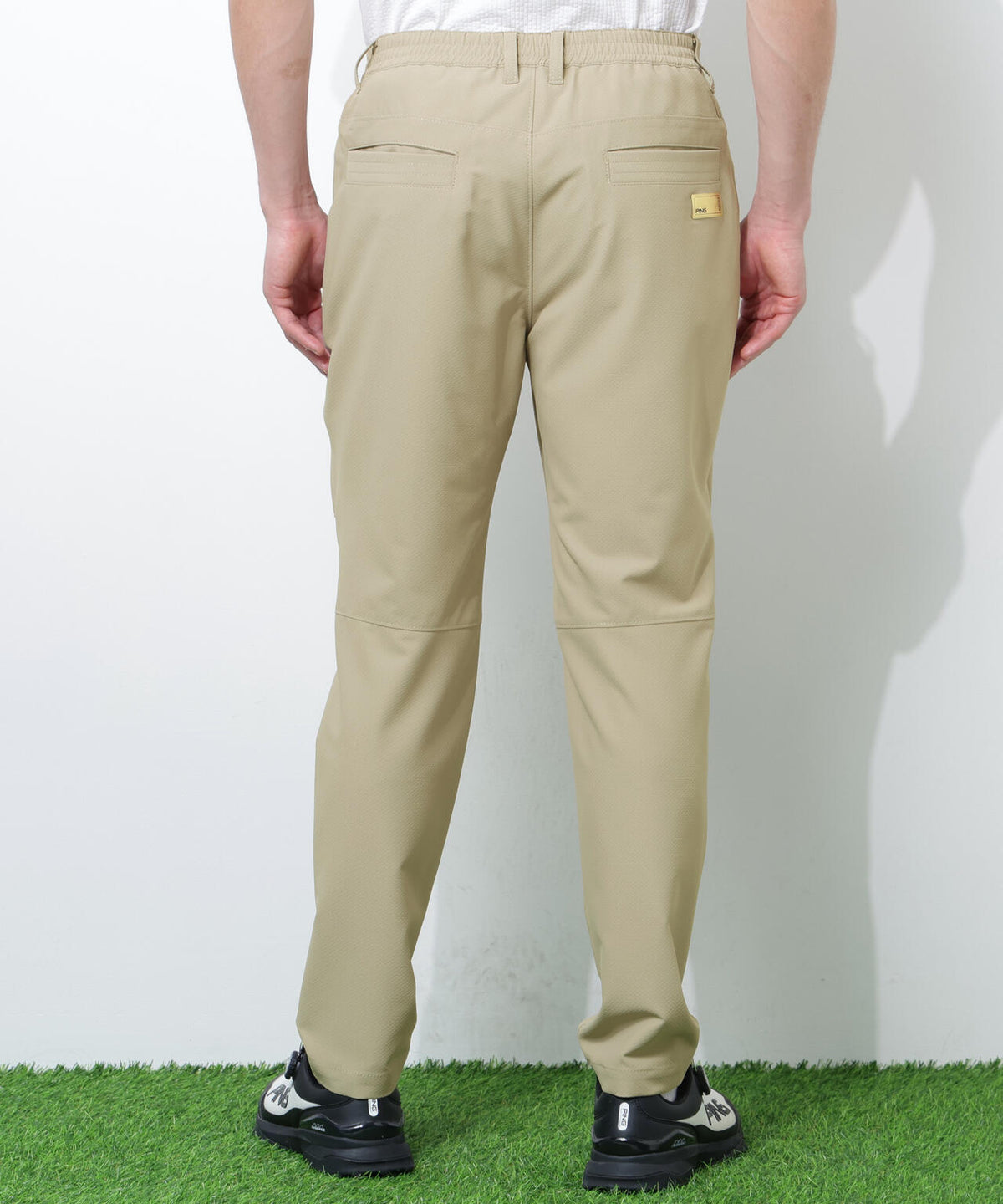 【PING APPAREL】【UVカット・透け防止・ストレッチ】ドビーテーパードパンツ <GOLD> (MENS)