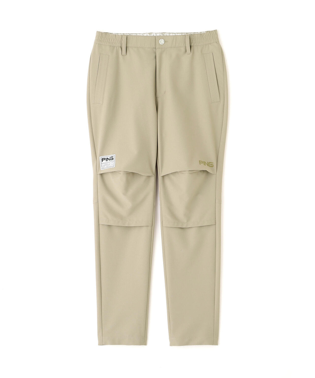 【PING APPAREL】【UVカット・透け防止・ストレッチ】ドビーテーパードパンツ <GOLD> (MENS)