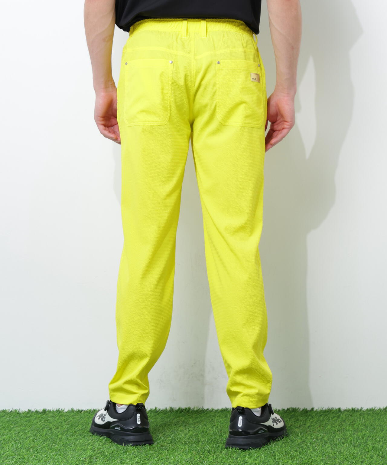 【PING APPAREL】ストレッチサッカー5ポケットパンツ <GOLD> (MENS)