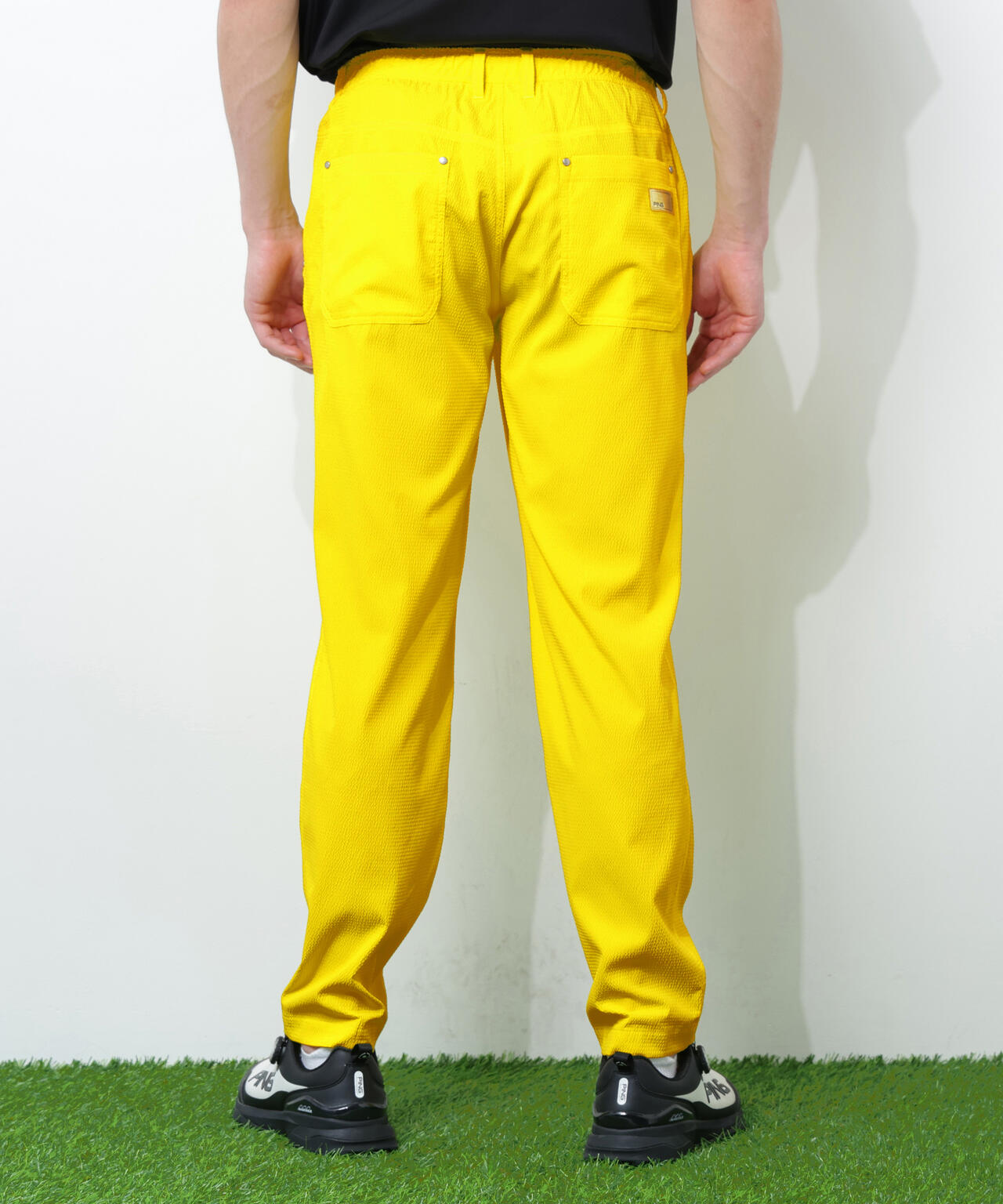 【PING APPAREL】【吸汗速乾・ストレッチ】サッカー5ポケットパンツ <GOLD> (MENS)