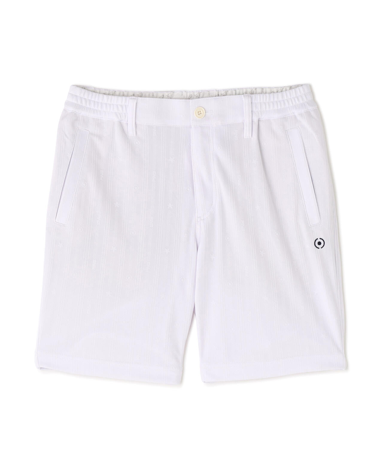【PING APPAREL】全方向ストレッチ凸凹ストライプジャカードショートパンツ <NATIVE> (MENS)