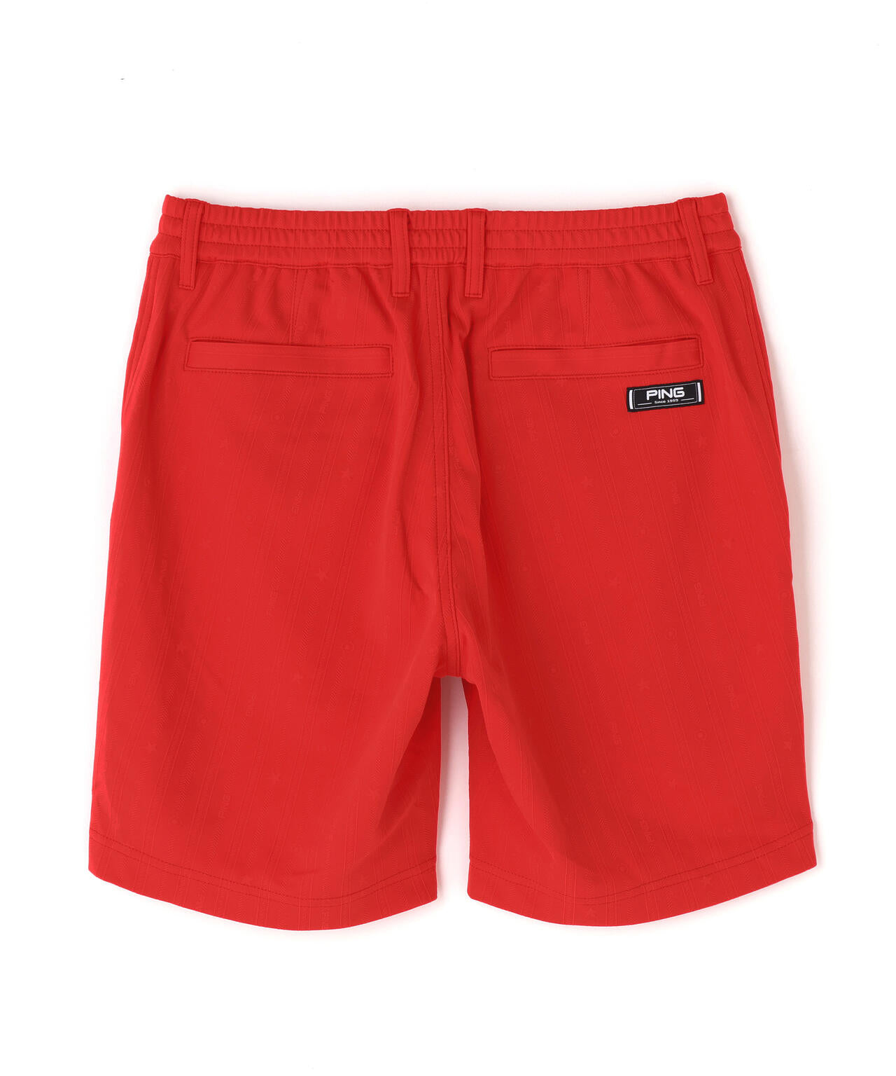 【PING APPAREL】全方向ストレッチ凸凹ストライプジャカードショートパンツ <NATIVE> (MENS)