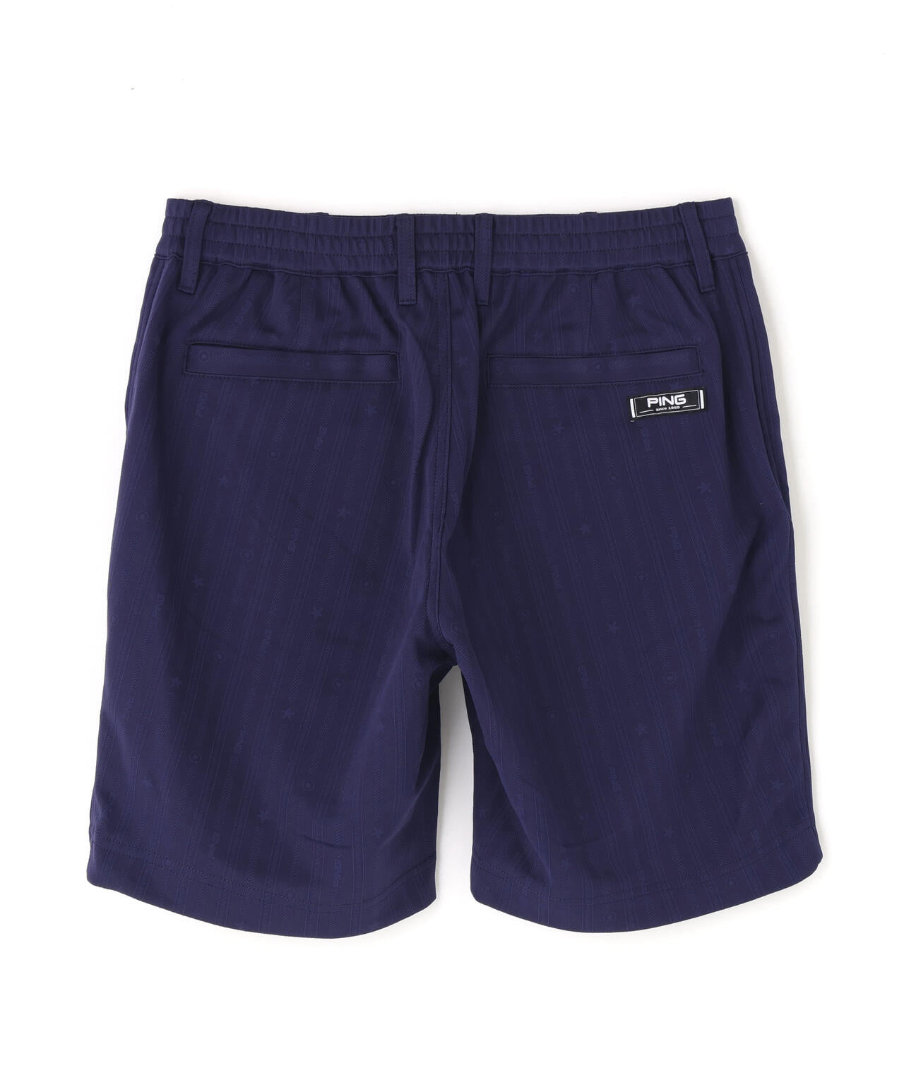 【PING APPAREL】全方向ストレッチ凸凹ストライプジャカードショートパンツ <NATIVE> (MENS)