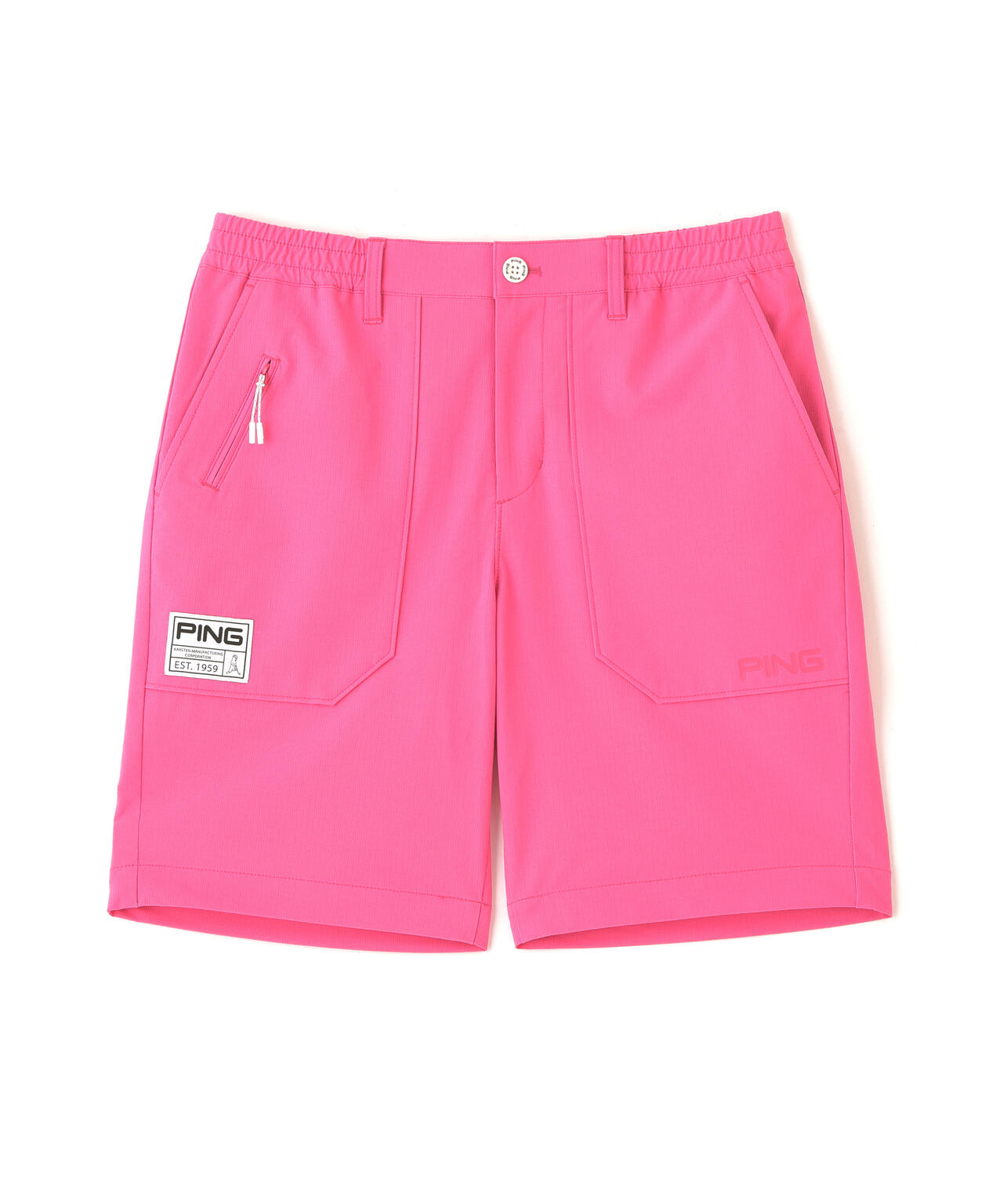 【PING APPAREL】全方向ストレッチドライタッチリップストップショートパンツ <GOLD> (MENS)