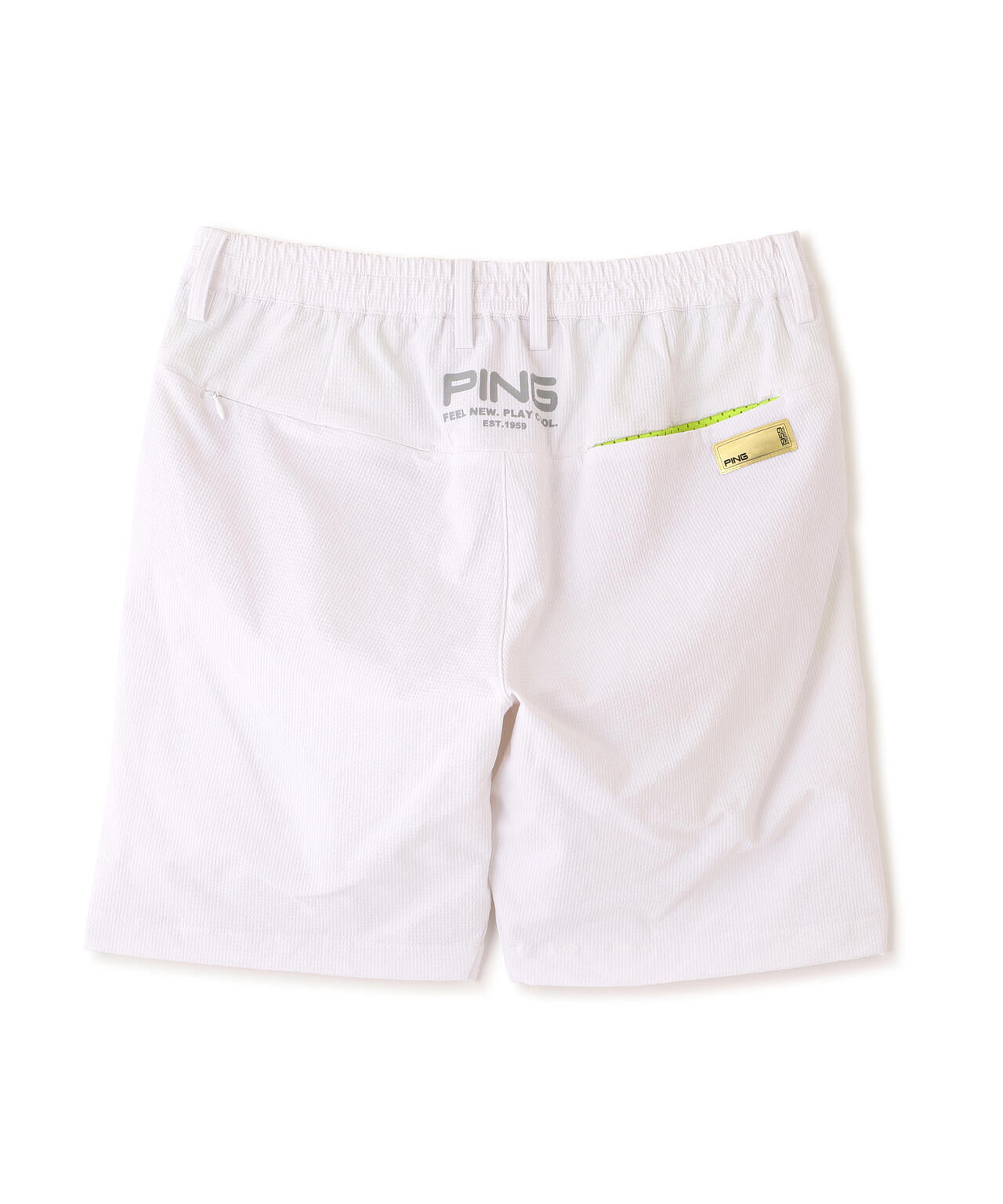 【PING APPAREL】全方向ストレッチ 緯二重ショートパンツ <GOLD> (MENS)