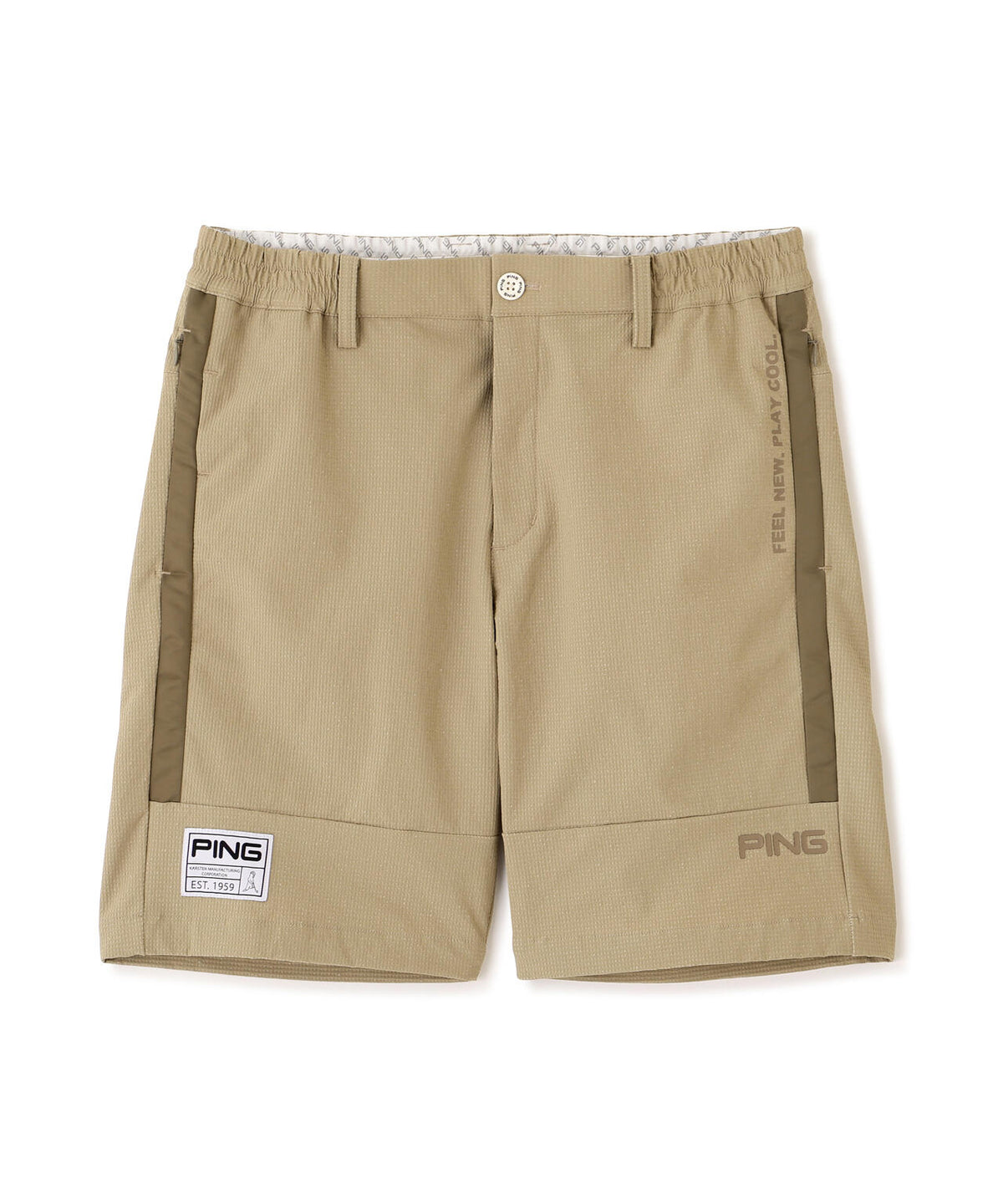 【PING APPAREL】全方向ストレッチ 緯二重ショートパンツ <GOLD> (MENS)