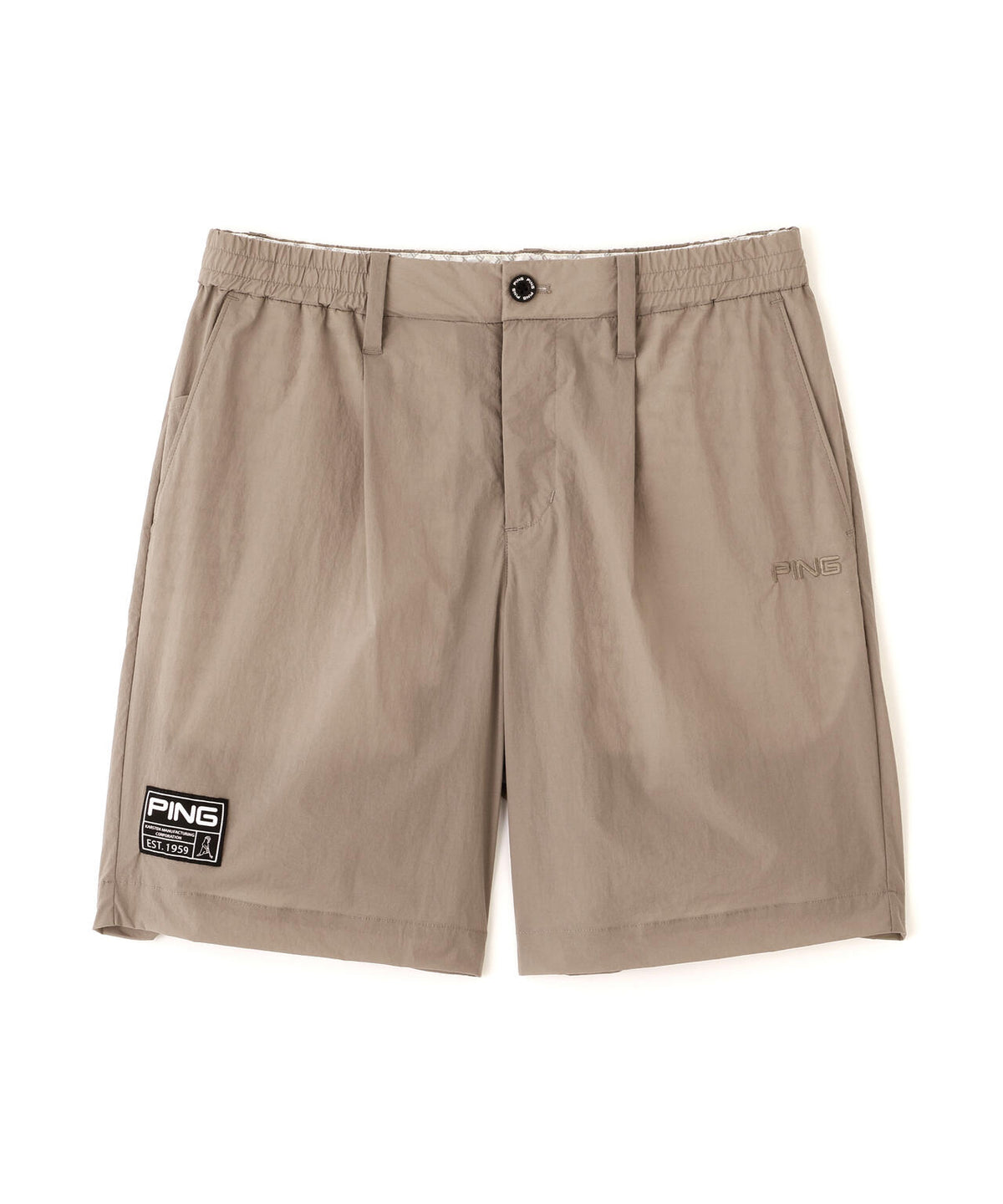 【PING APPAREL】ドライタッチナイロンストレッチタフタショートパンツ <GOLD> (MENS)