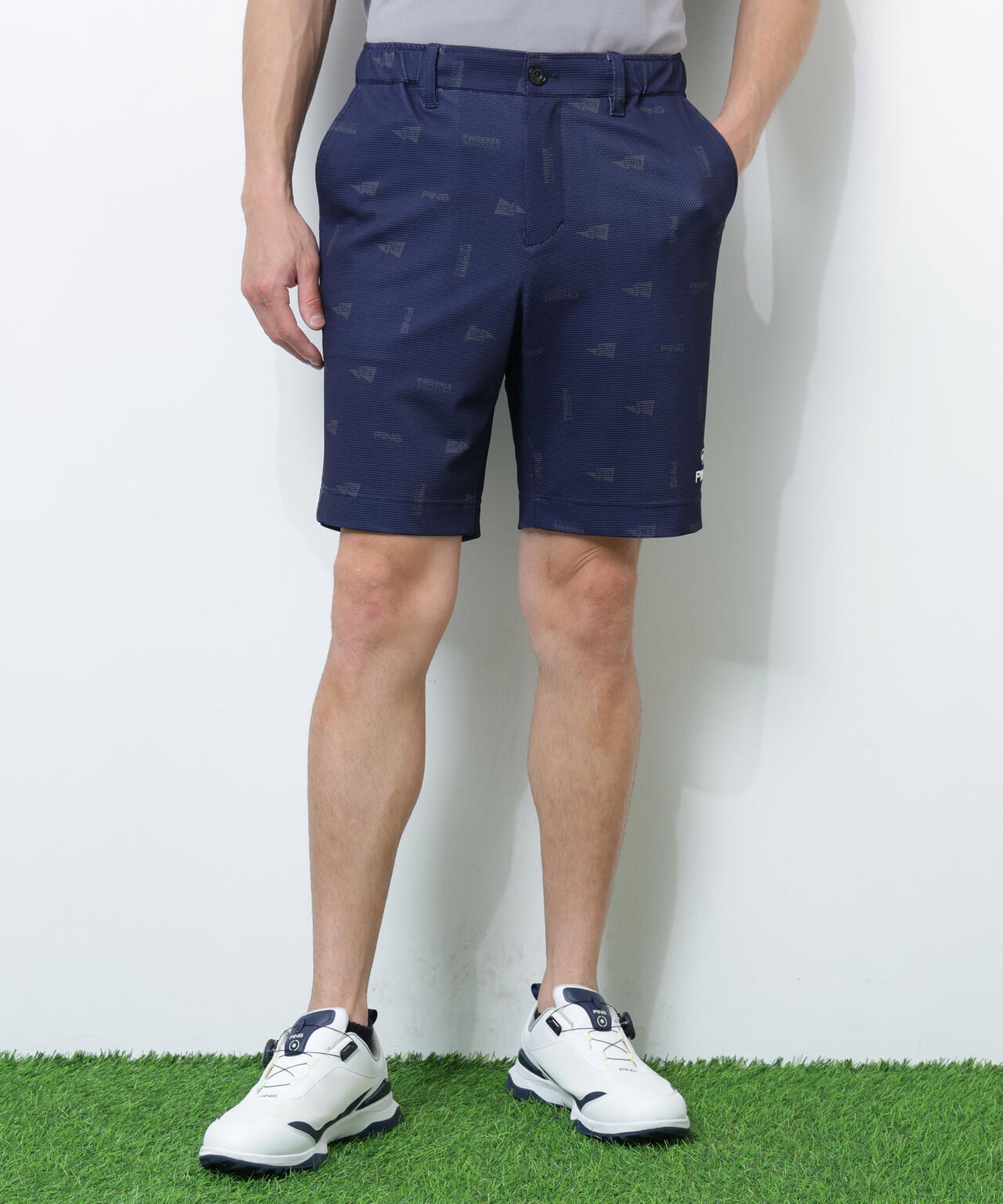 【PING APPAREL】ストレッチミニポップコーンショートパンツ <NATIVE> (MENS)