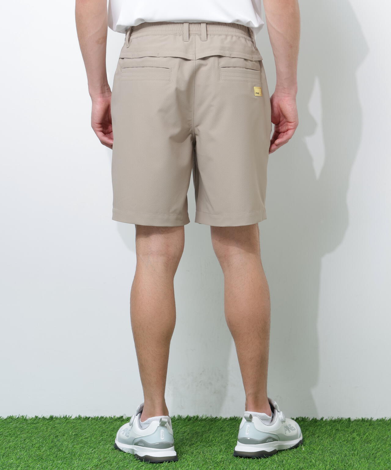 【PING APPAREL】ストレッチドビーショートパンツ <GOLD> (MENS)