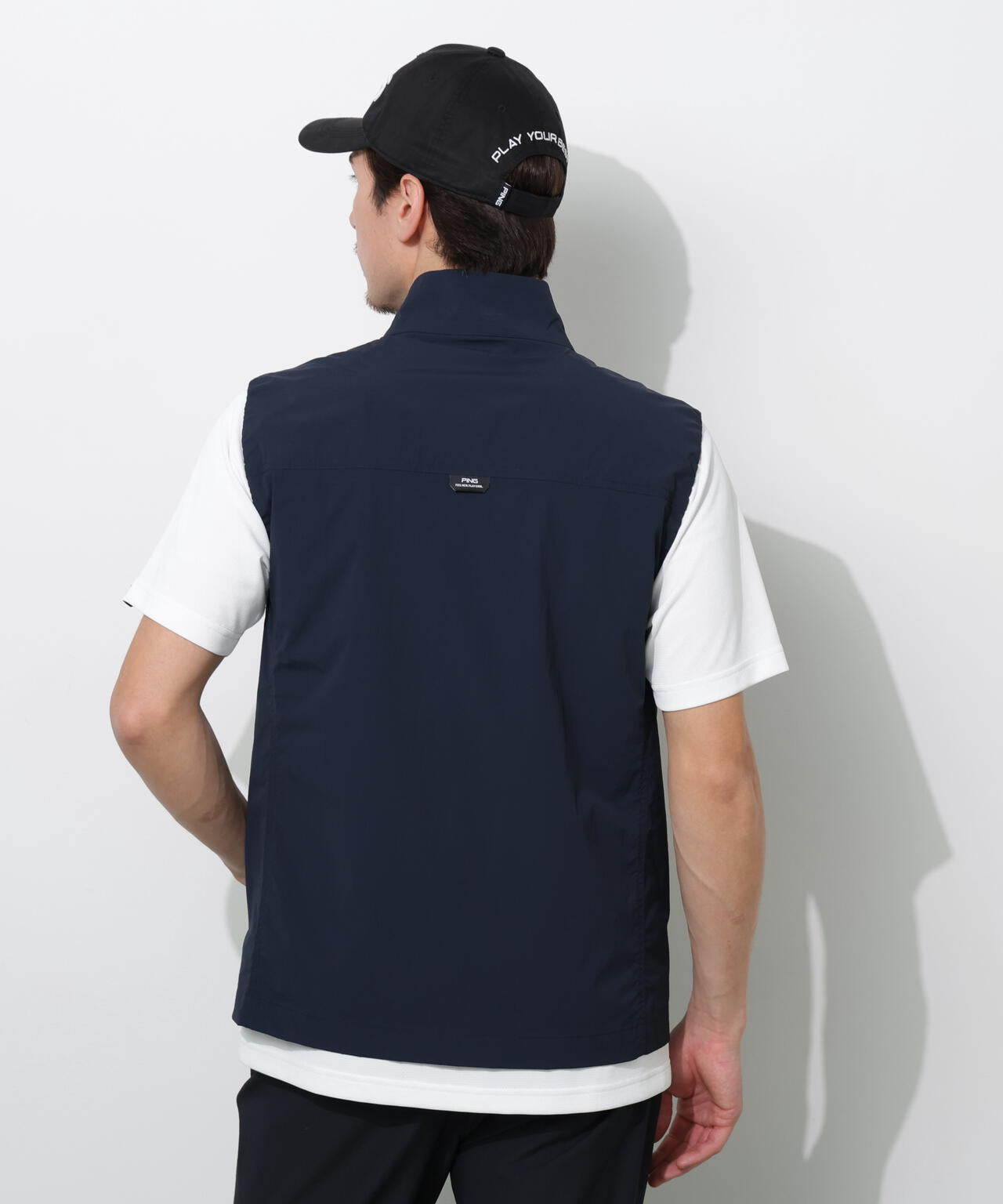 【PING APPAREL】ストレッチリップストップ/メッシュニット 高機能レイヤードツインセット <PERFORMANCE> (MENS)