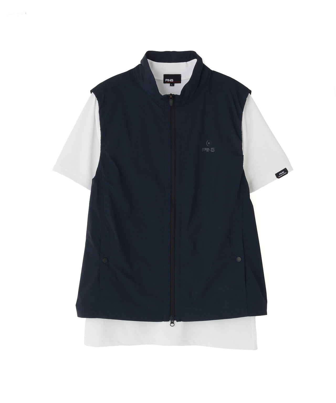 【PING APPAREL】ストレッチリップストップ/メッシュニット 高機能レイヤードツインセット <PERFORMANCE> (MENS)