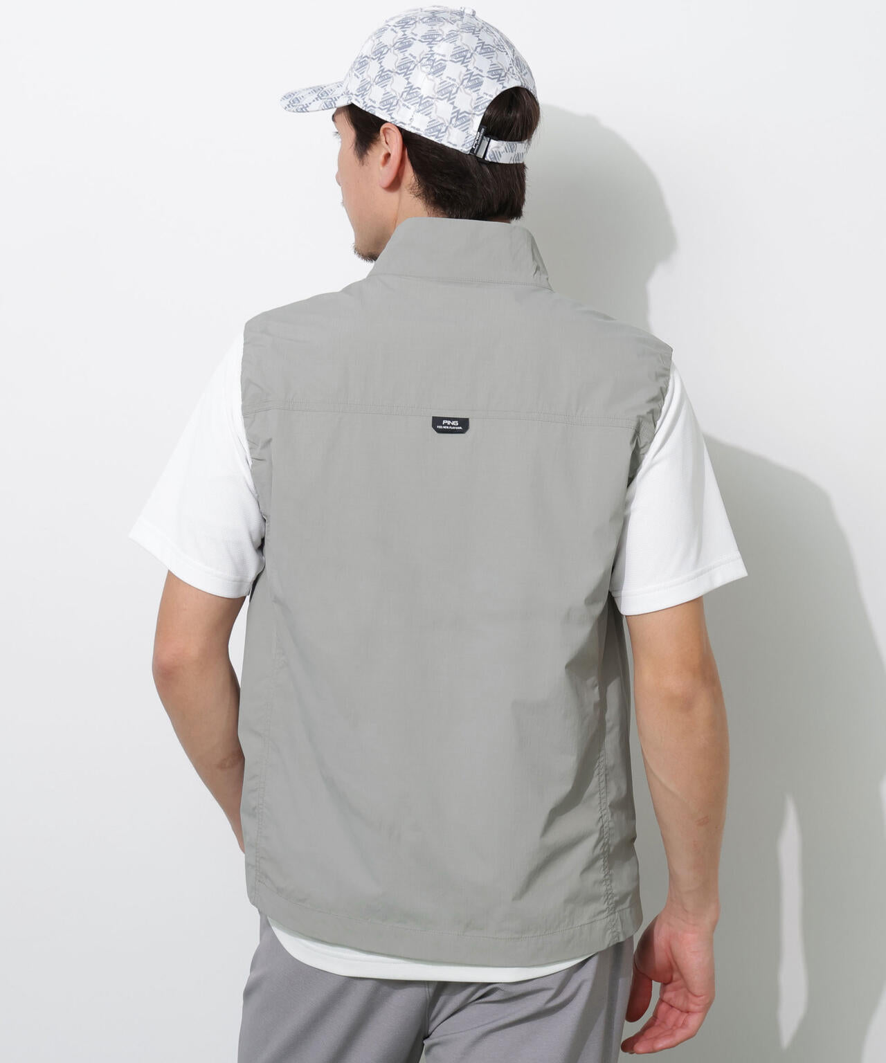 【PING APPAREL】ストレッチリップストップ/メッシュニット 高機能レイヤードツインセット <PERFORMANCE> (MENS)