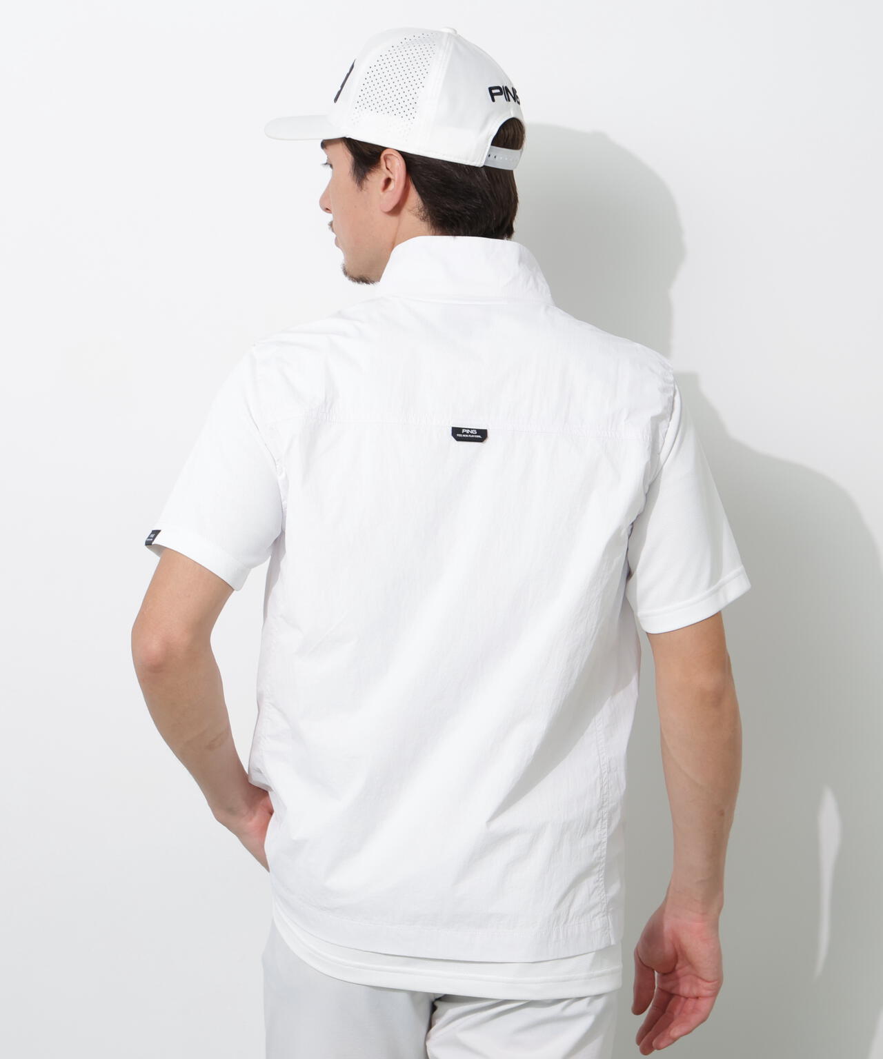 【PING APPAREL】ストレッチリップストップ/メッシュニット 高機能レイヤードツインセット <PERFORMANCE> (MENS)