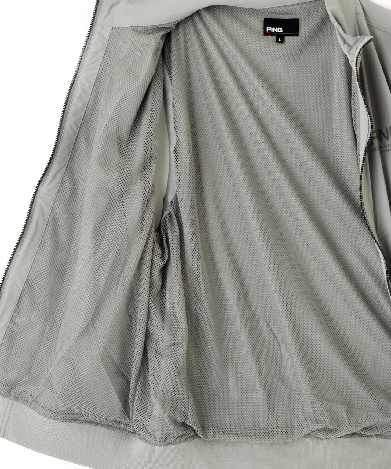 【PING APPAREL】ストレッチリップストップ高機能フルジップベスト <GOLD> (MENS)