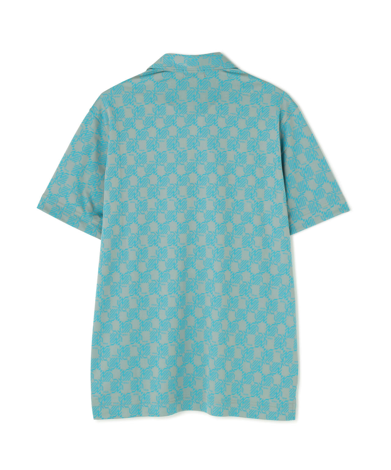 【PING APPAREL】AZモノグラムジャカードブロックロゴ半袖ポロシャツ <PERFORMANCE> (MENS)