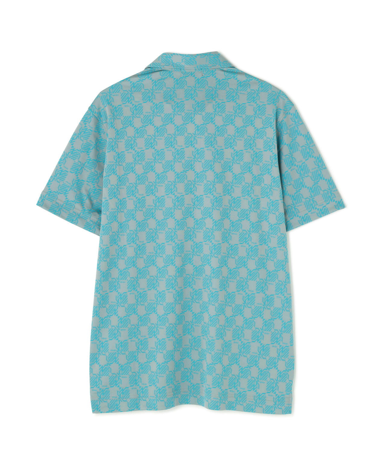 【PING APPAREL】AZモノグラムジャカードブロックロゴ半袖ポロシャツ <PERFORMANCE> (MENS)