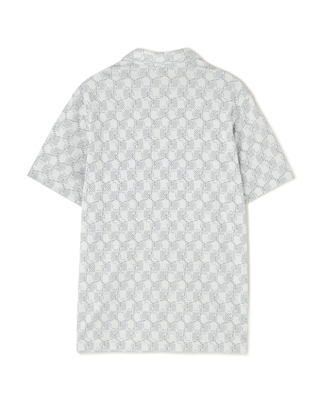 【PING APPAREL】AZモノグラムジャカードブロックロゴ半袖ポロシャツ <PERFORMANCE> (MENS)