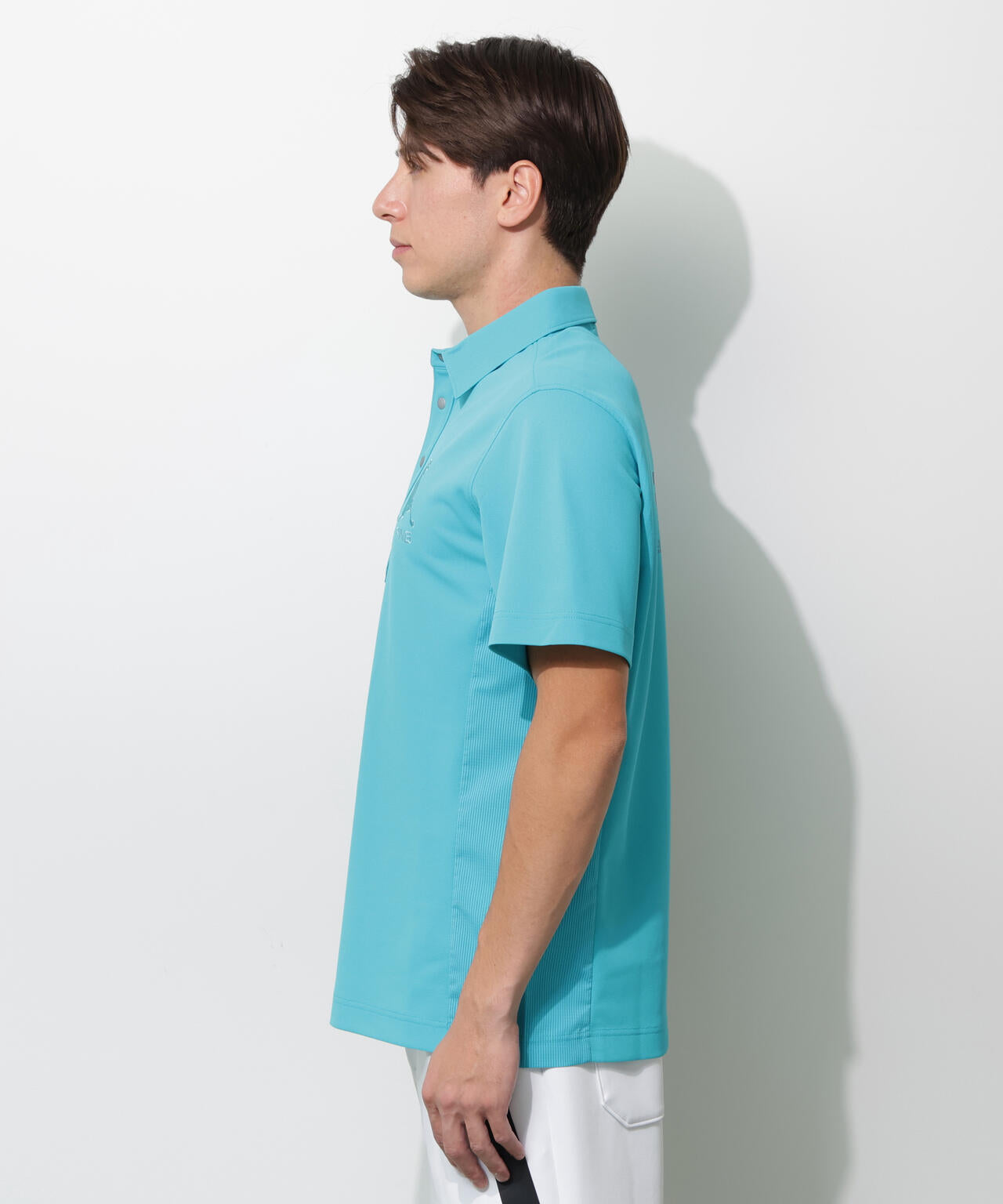 【PING APPAREL】レイブロックMr.PING半袖ポロシャツ <GOLD> (MENS)