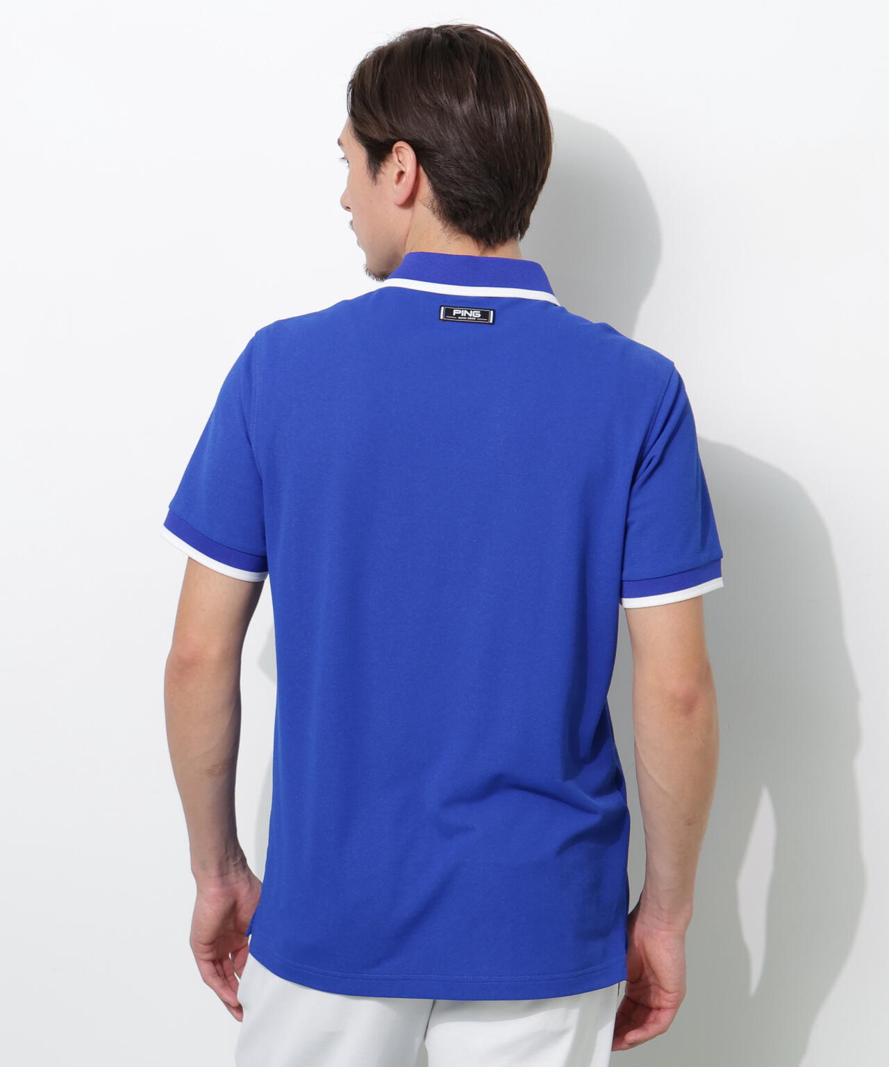 【PING APPAREL】スナップテックス半袖ラインポロシャツ <NATIVE> (MENS)