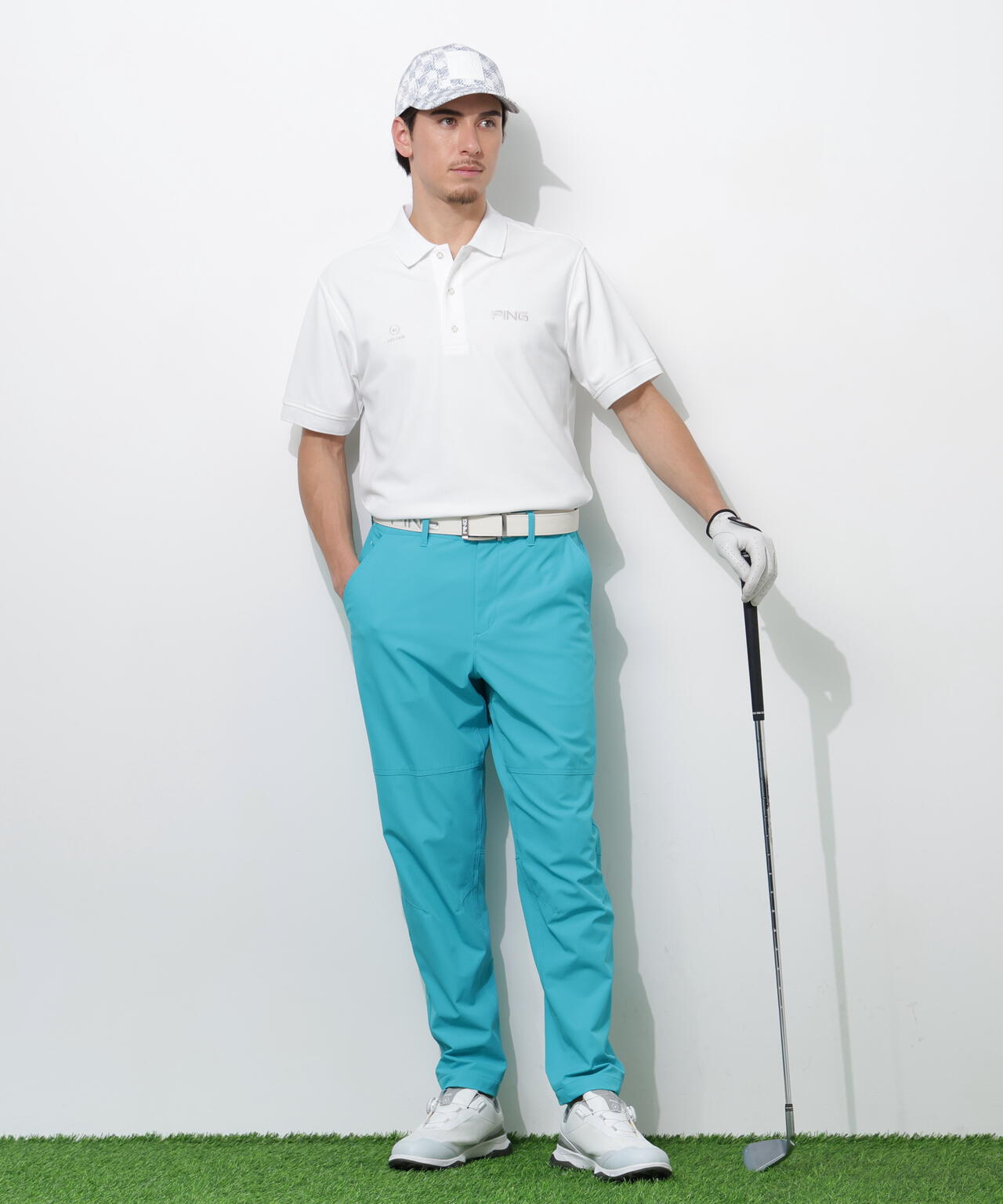 【PING APPAREL】レイブロック半袖ポロシャツ <PERFORMANCE> (MENS)