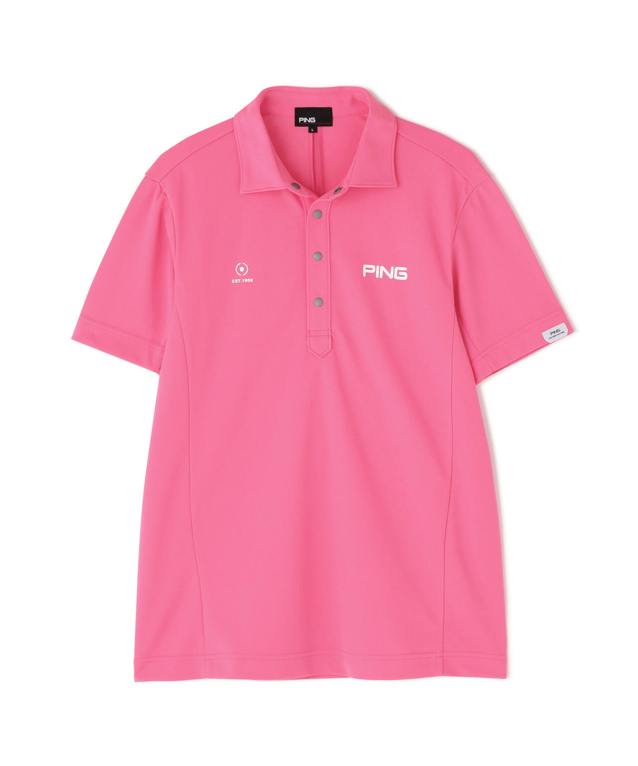 【PING APPAREL】エアロクールカノコ半袖ポロシャツ <PERFORMANCE> (MENS)