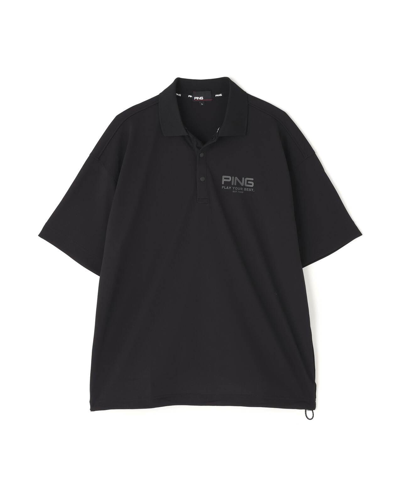 【PING APPAREL】クイックドライUV半袖カノコオーバーポロシャツ <PERFORMANCE> (MENS)