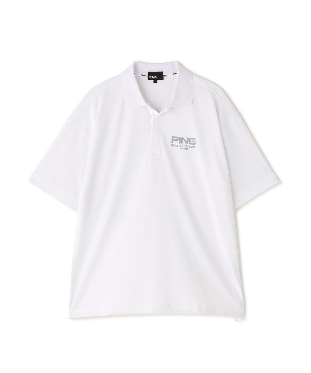 【PING APPAREL】クイックドライUV半袖カノコオーバーポロシャツ <PERFORMANCE> (MENS)