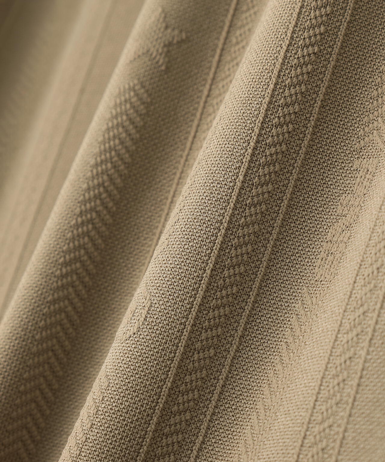 【PING APPAREL】凸凹ストライプジャガード半袖ポロシャツ <NATIVE> (MENS)