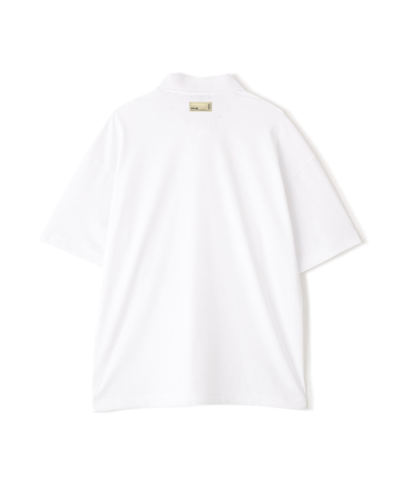 【PING APPAREL】半袖カノコオーバーポロシャツ <GOLD> (MENS)
