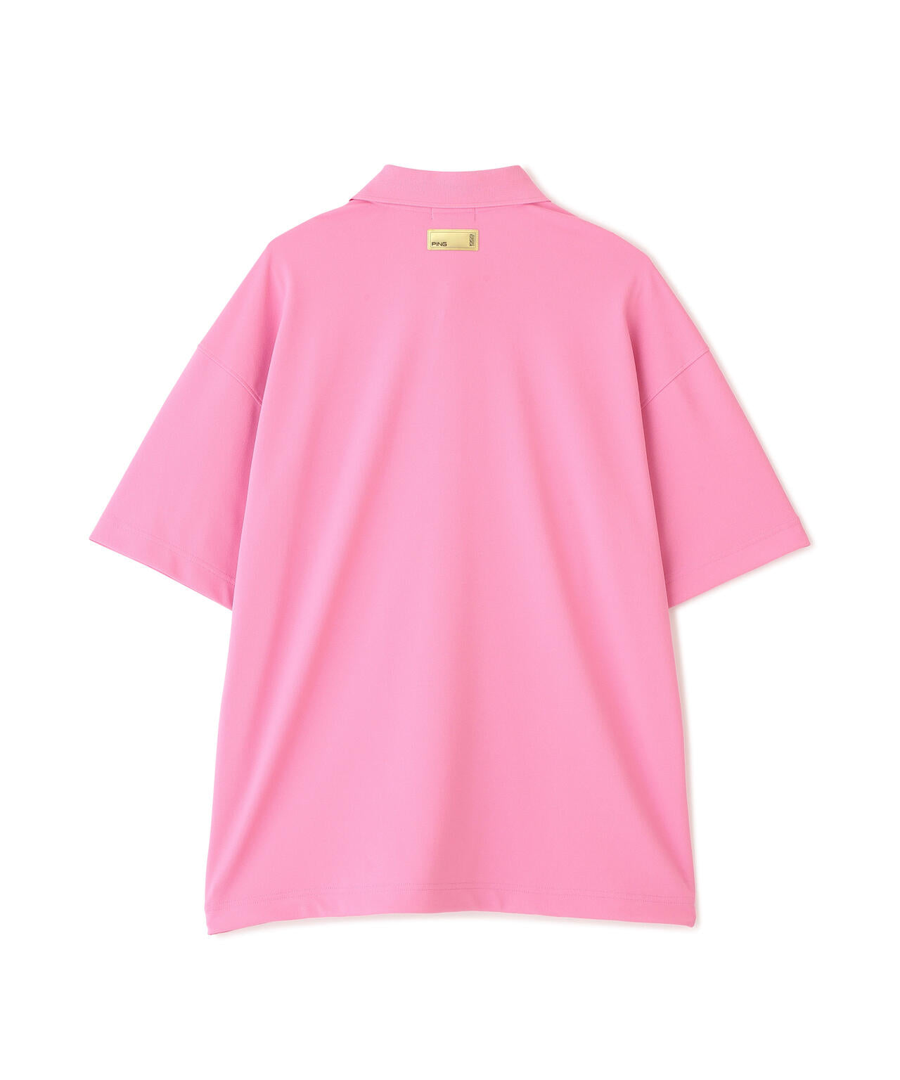 【PING APPAREL】半袖カノコオーバーポロシャツ <GOLD> (MENS)