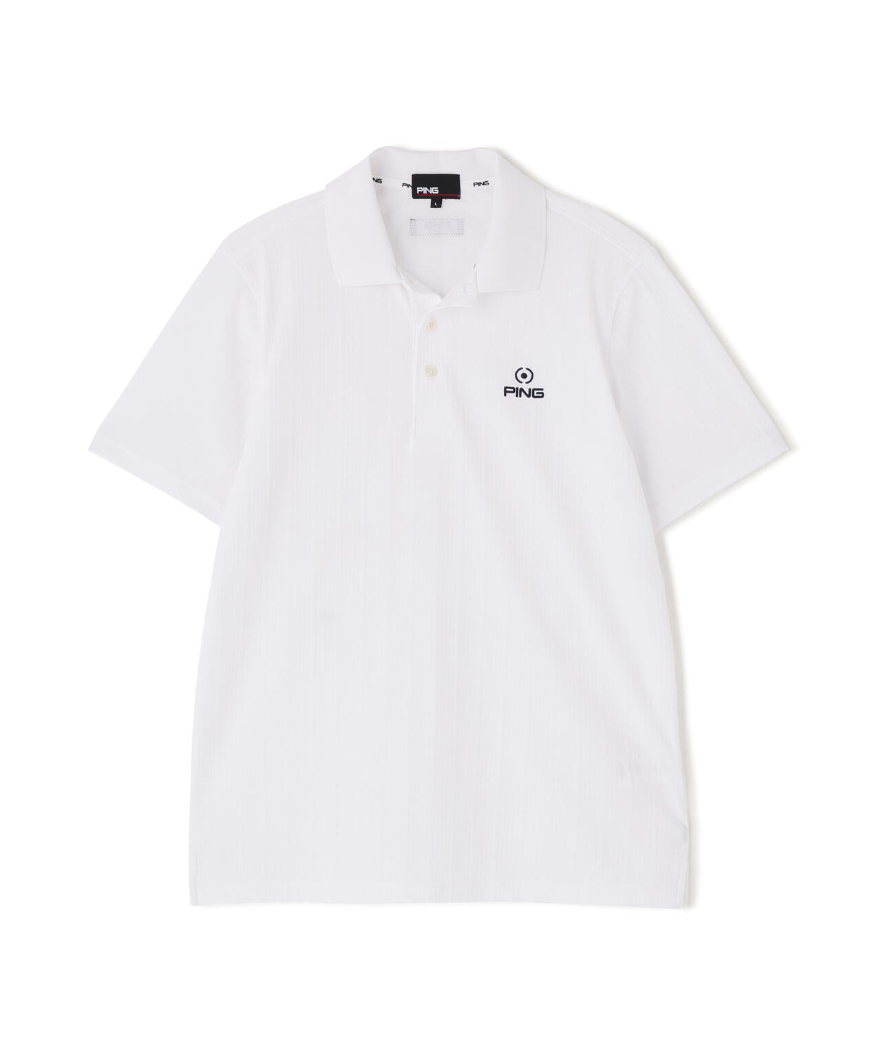 【PING APPAREL】EPIX変形ストレッチカノコ半袖ポロシャツ <NAITVE> (MENS)
