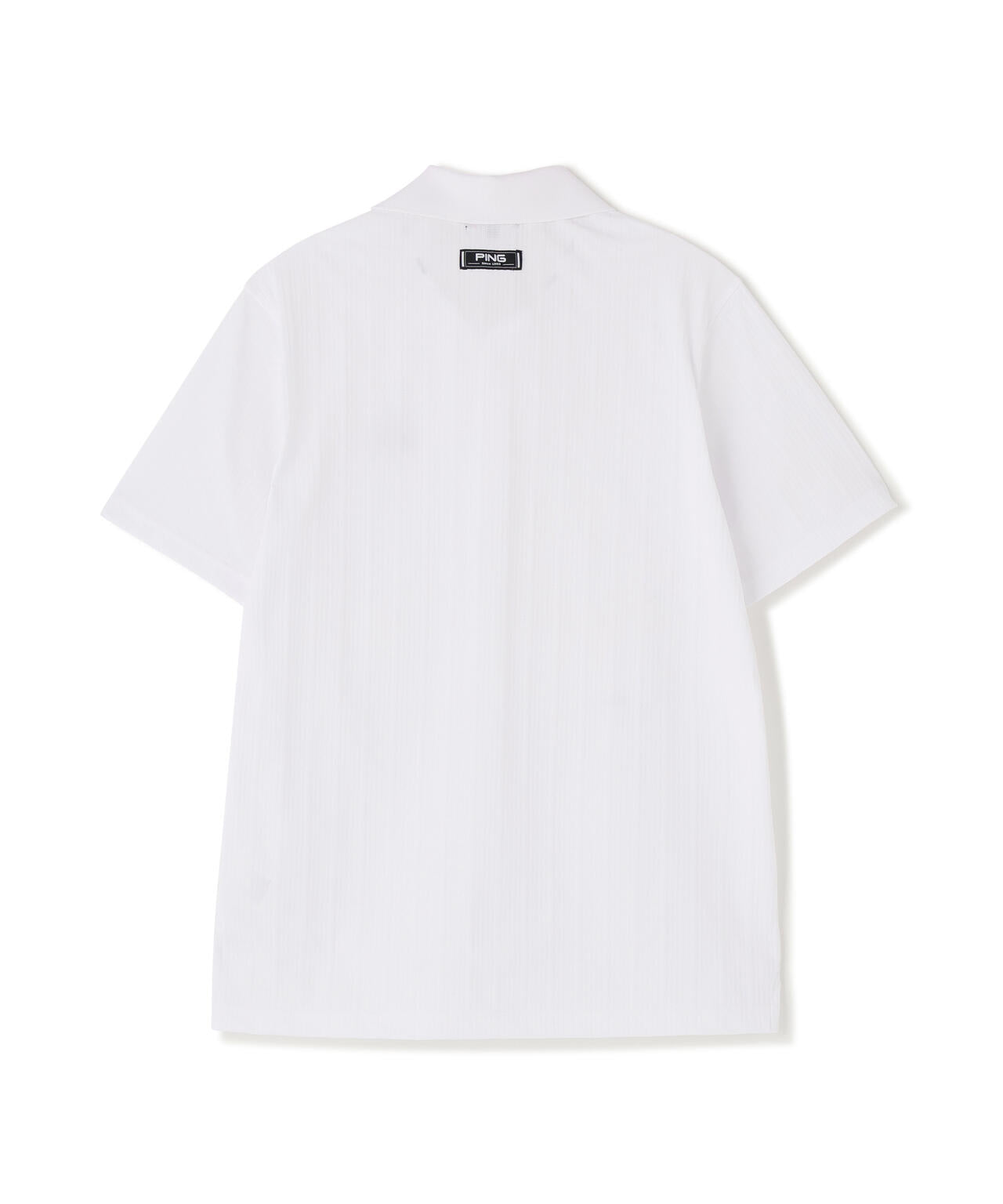 【PING APPAREL】EPIX変形ストレッチカノコ半袖ポロシャツ <NAITVE> (MENS)