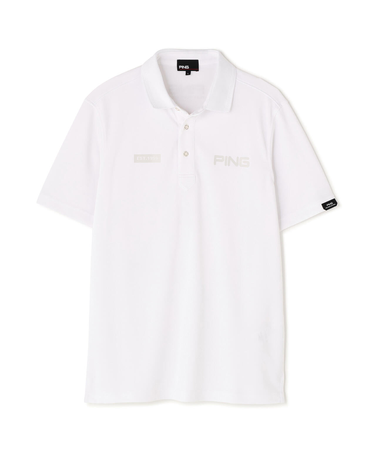 【PING APPAREL】サンベール×クールフロー カノコ半袖ポロシャツ <PERFORMANCE> (MENS)