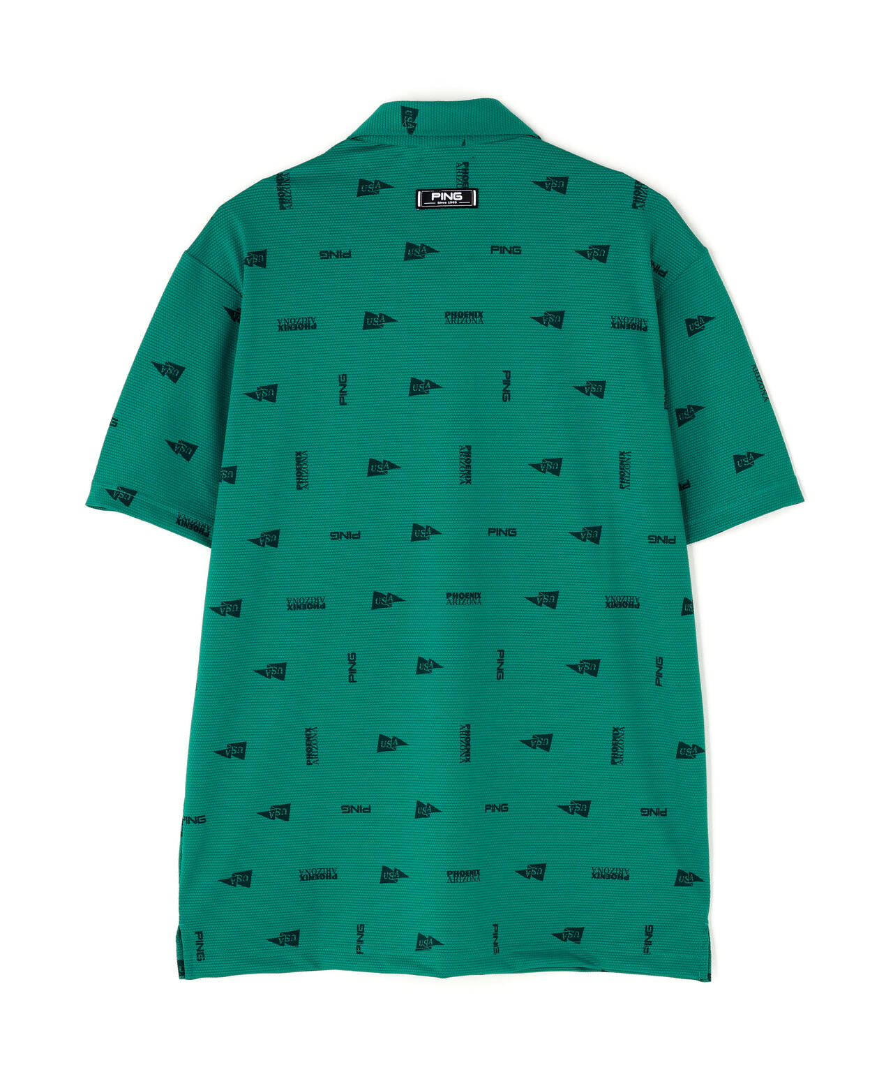 【PING APPAREL】ストレッチミニポップコーン半袖ポロシャツ <NATIVE> (MENS)