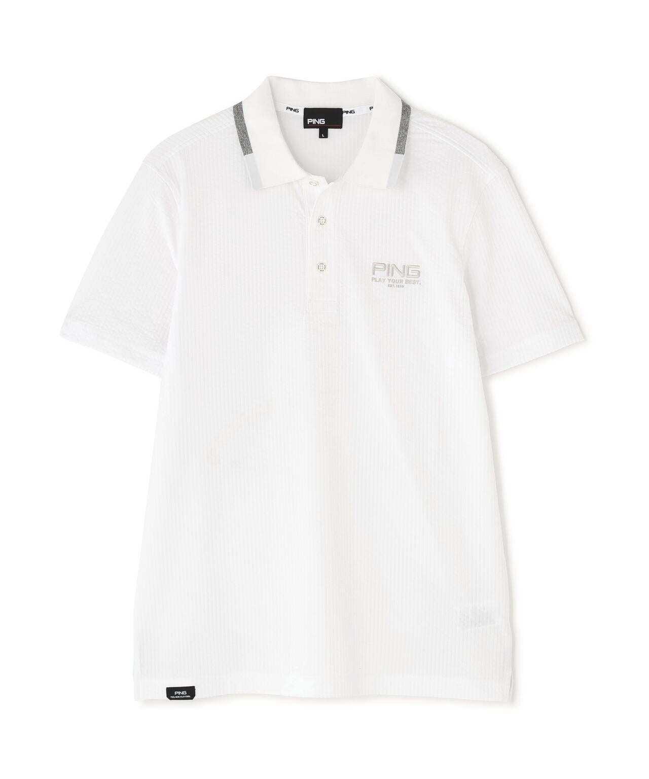 【PING APPAREL】PEサッカー半袖ポロシャツ <PERFORMANCE> (MENS)