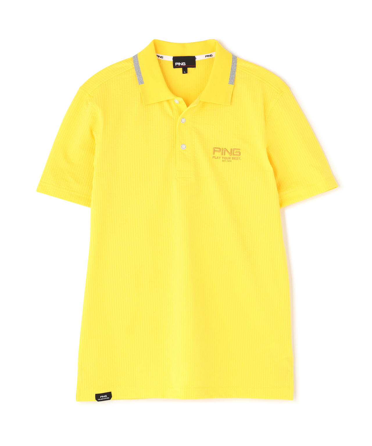 【PING APPAREL】PEサッカー半袖ポロシャツ <PERFORMANCE> (MENS)