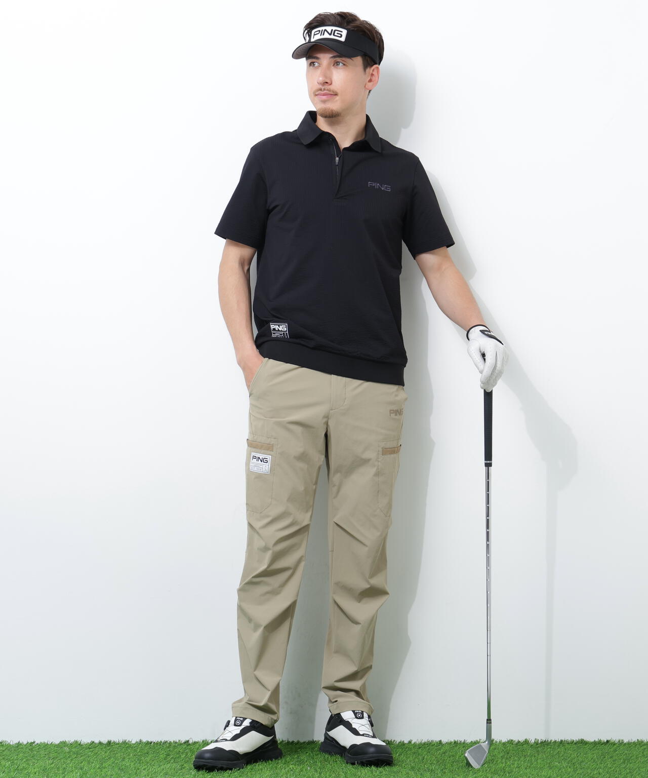 180cm C:96 W:80 H:93 着用サイズ:L