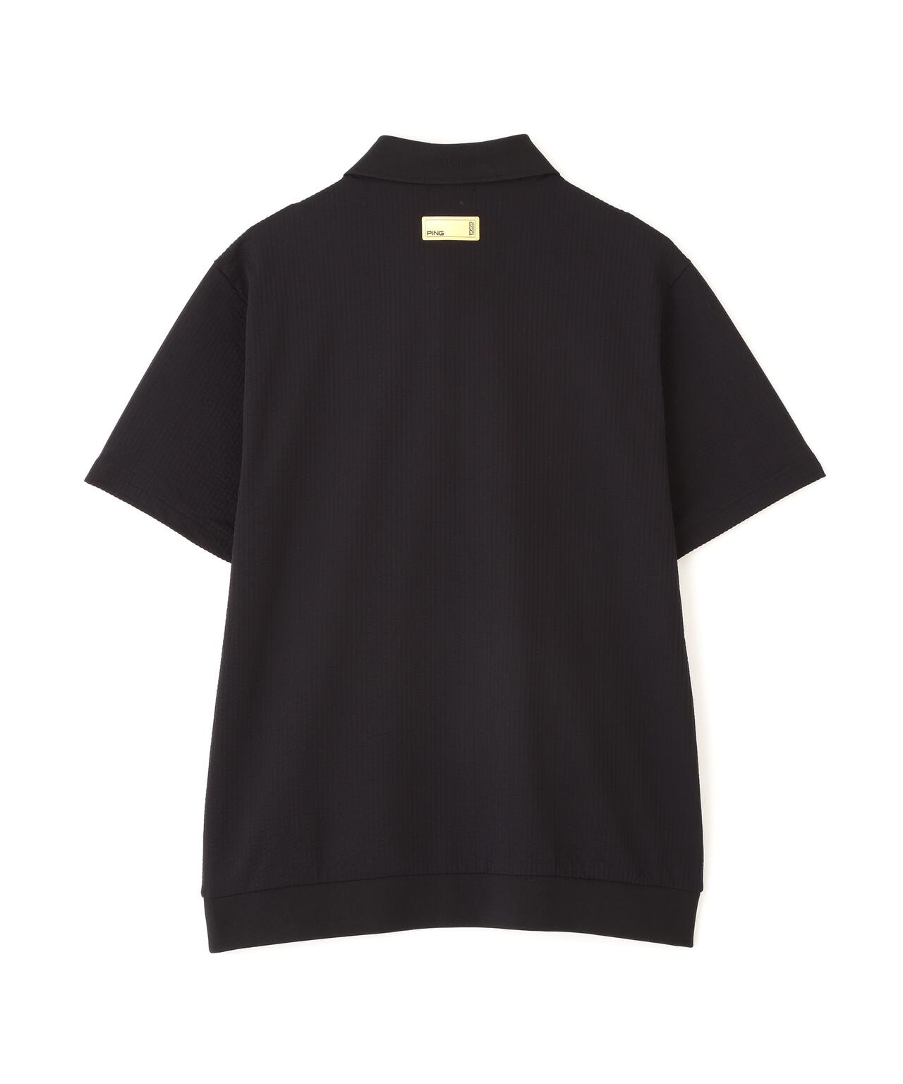 【PING APPAREL】PEサッカー半袖ポロシャツ <GOLD> (MENS)