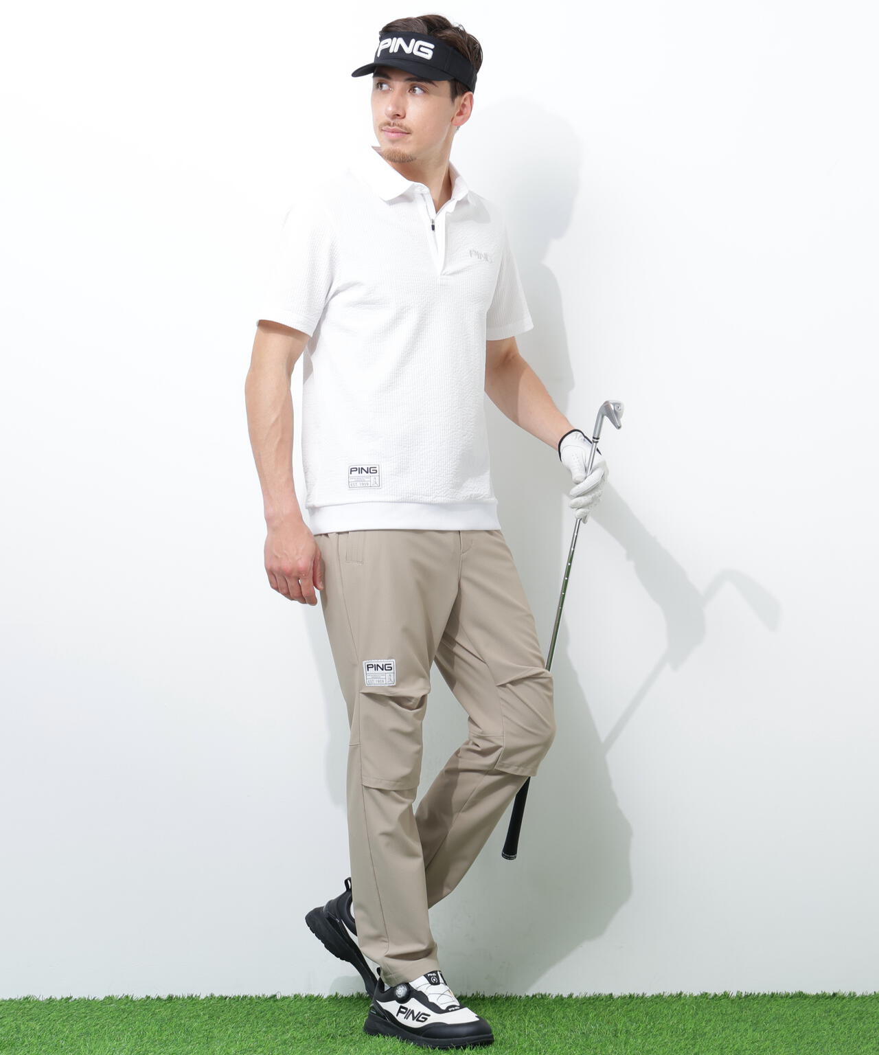 180cm C:96 W:80 H:93 着用サイズ:L