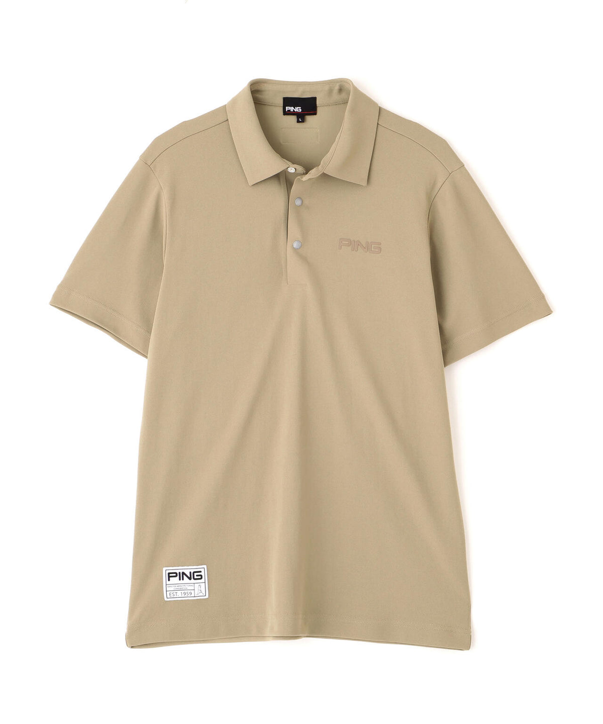 【PING APPAREL】【接触冷感・UVカット】スーパーシェルター06半袖ポロシャツ <GOLD> (MENS)