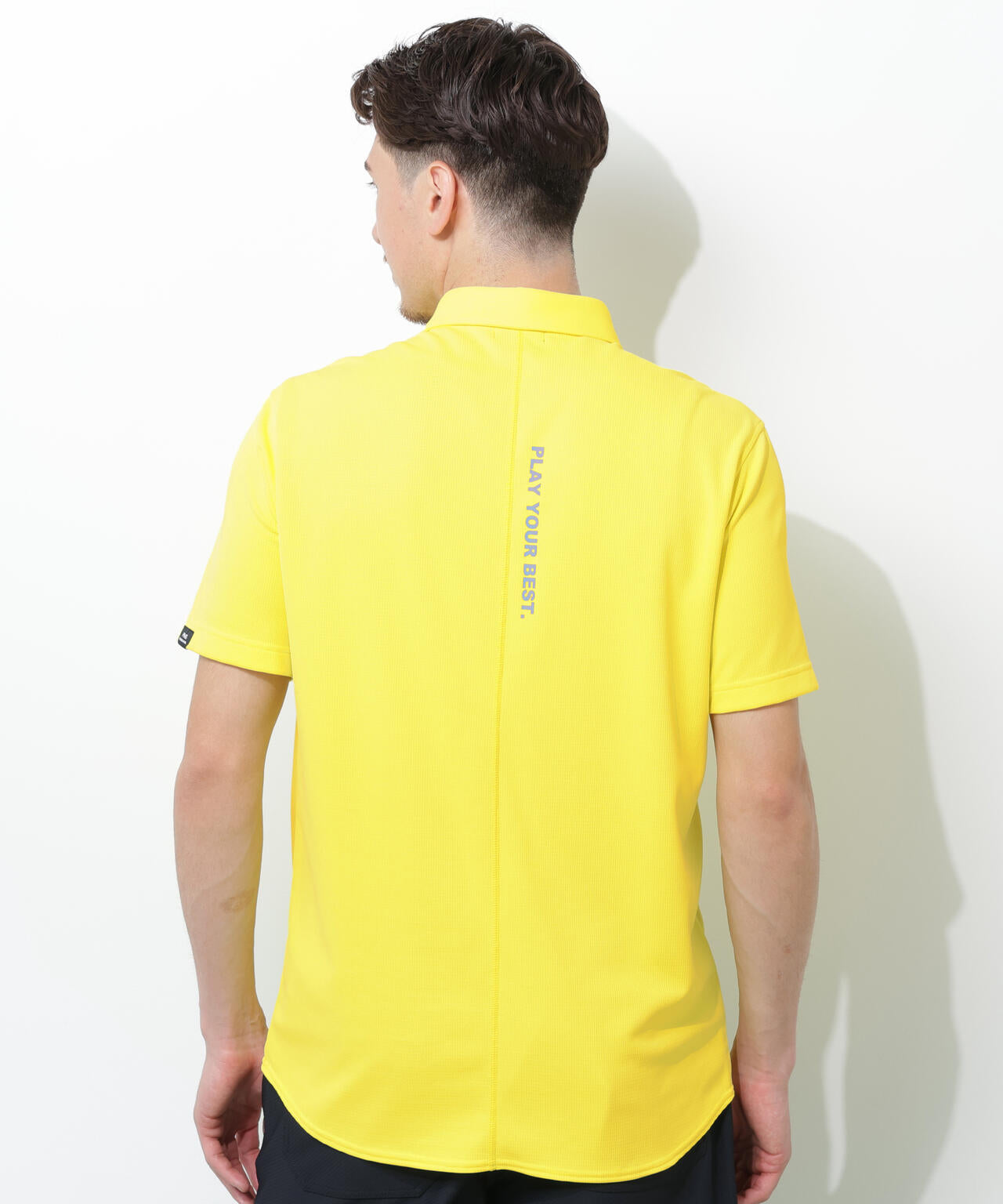 【PING APPAREL】アセイヤーン裏ワッフル半袖ポロシャツ <PERFORMANCE> (MENS)