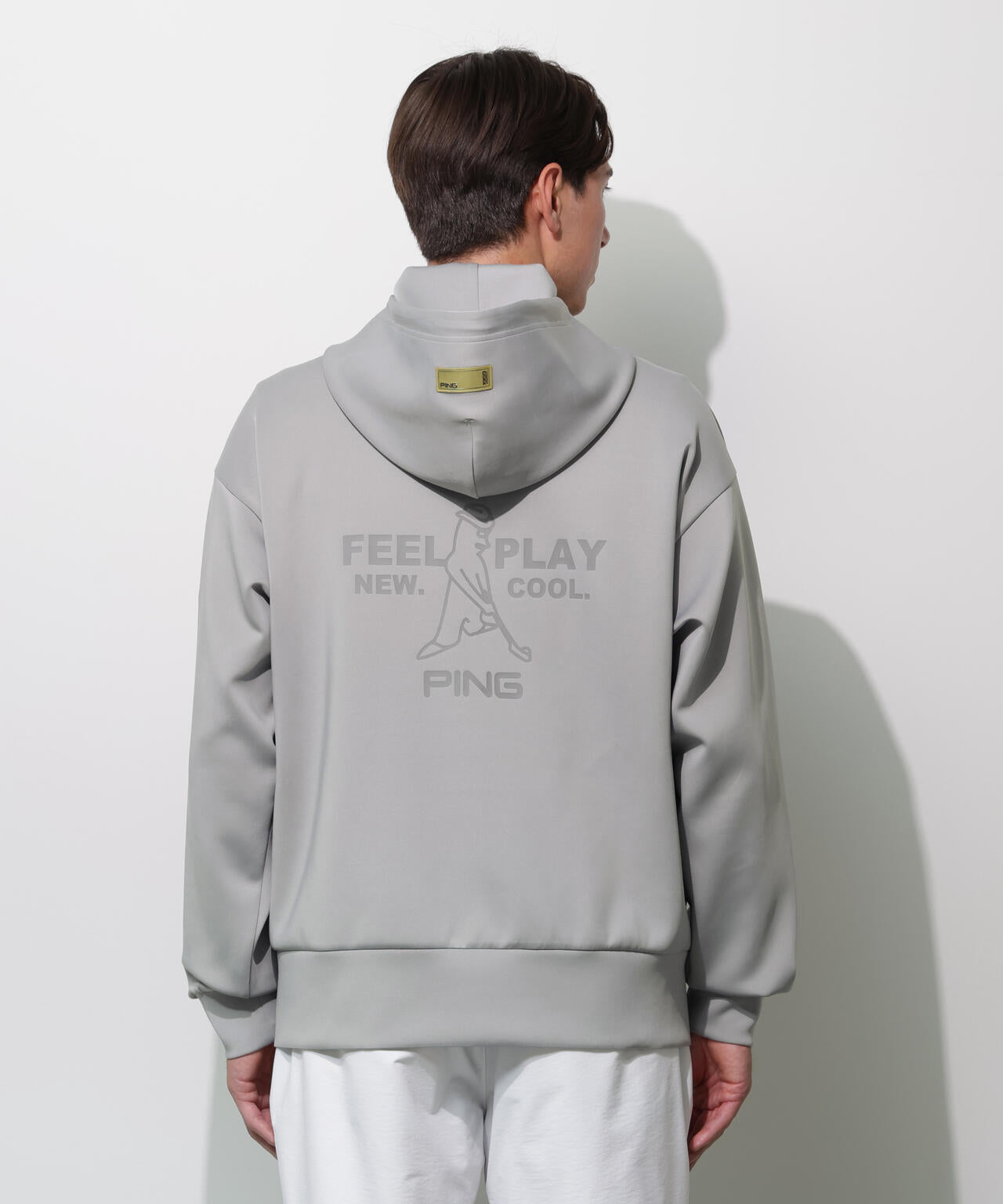 【PING APPAREL】ダンボールニットフルジップフーディー <GOLD> (MENS)