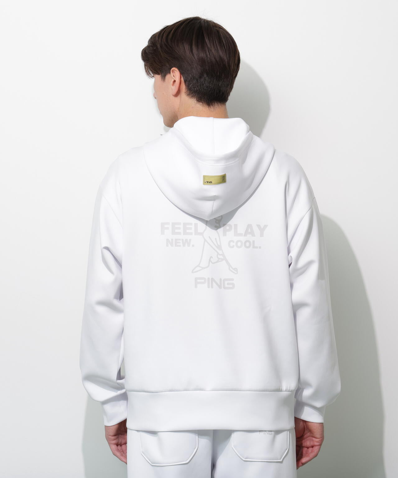 【PING APPAREL】ダンボールニットフルジップフーディー <GOLD> (MENS)