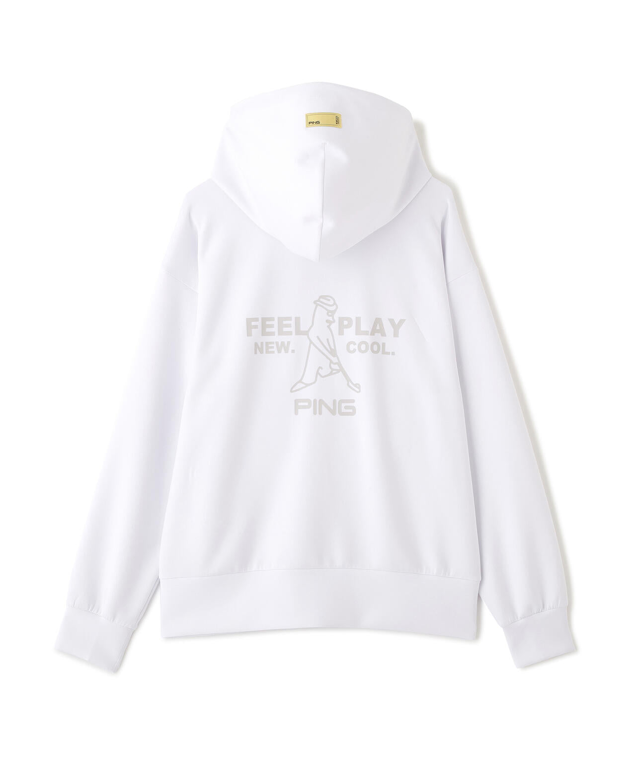 【PING APPAREL】ダンボールニットフルジップフーディー <GOLD> (MENS)