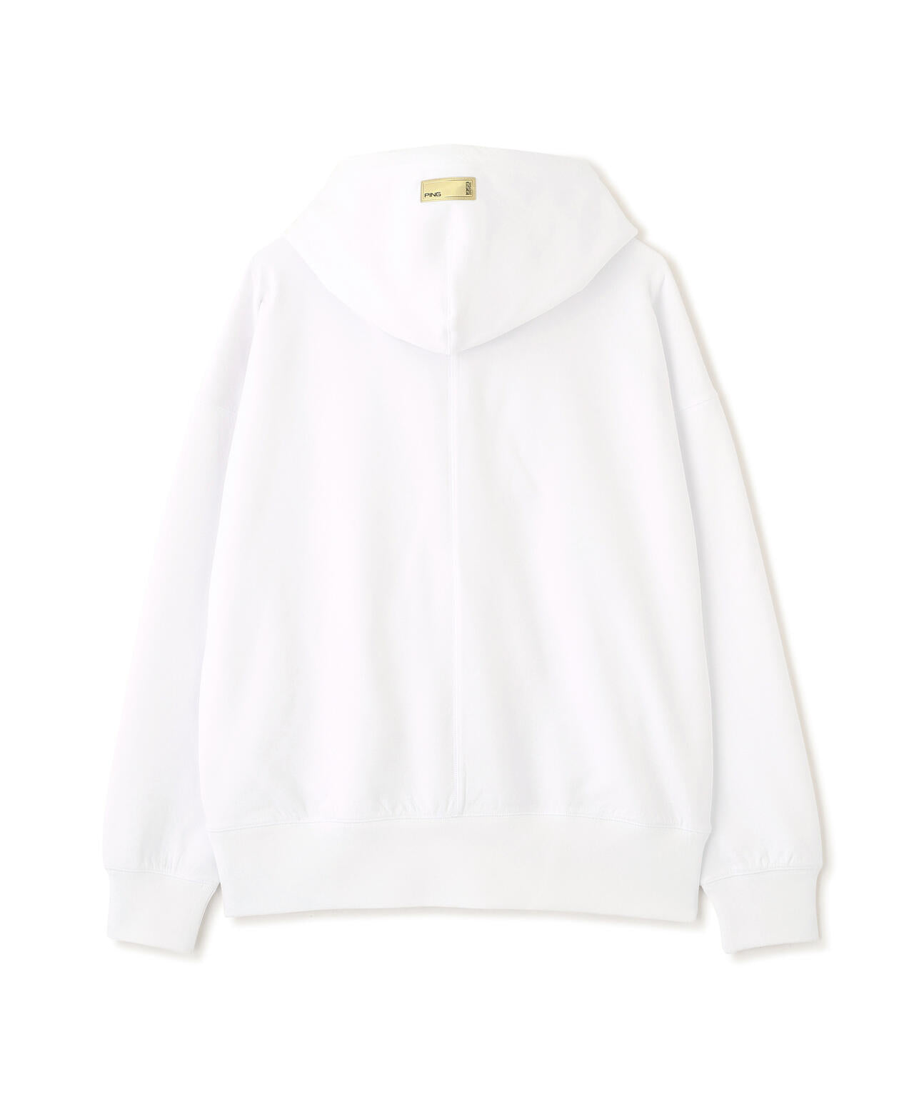 【PING APPAREL】全方向ストレッチ 接結裏メッシュスウェットフーディプルオーバー <GOLD> (MENS)