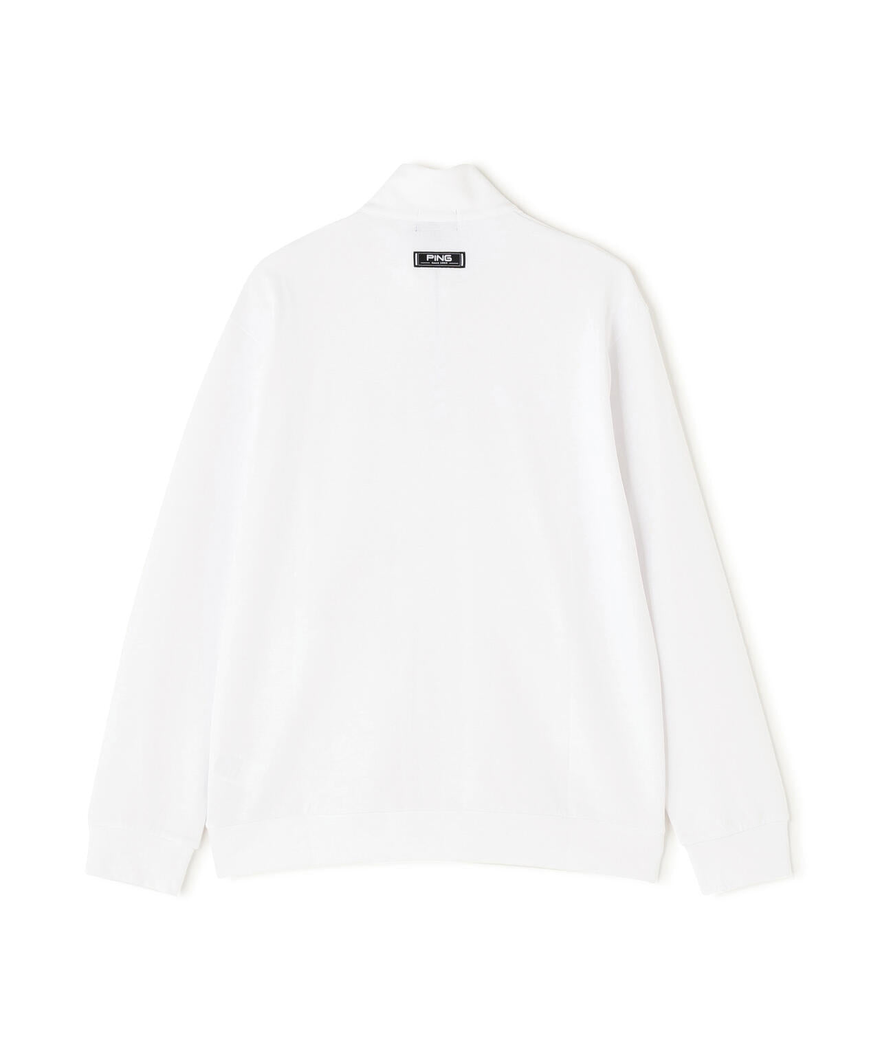 【PING APPAREL】全方向ストレッチダブルフェイスドライミックスアイストーンハーフジップカットソー <NATIVE> (MENS)