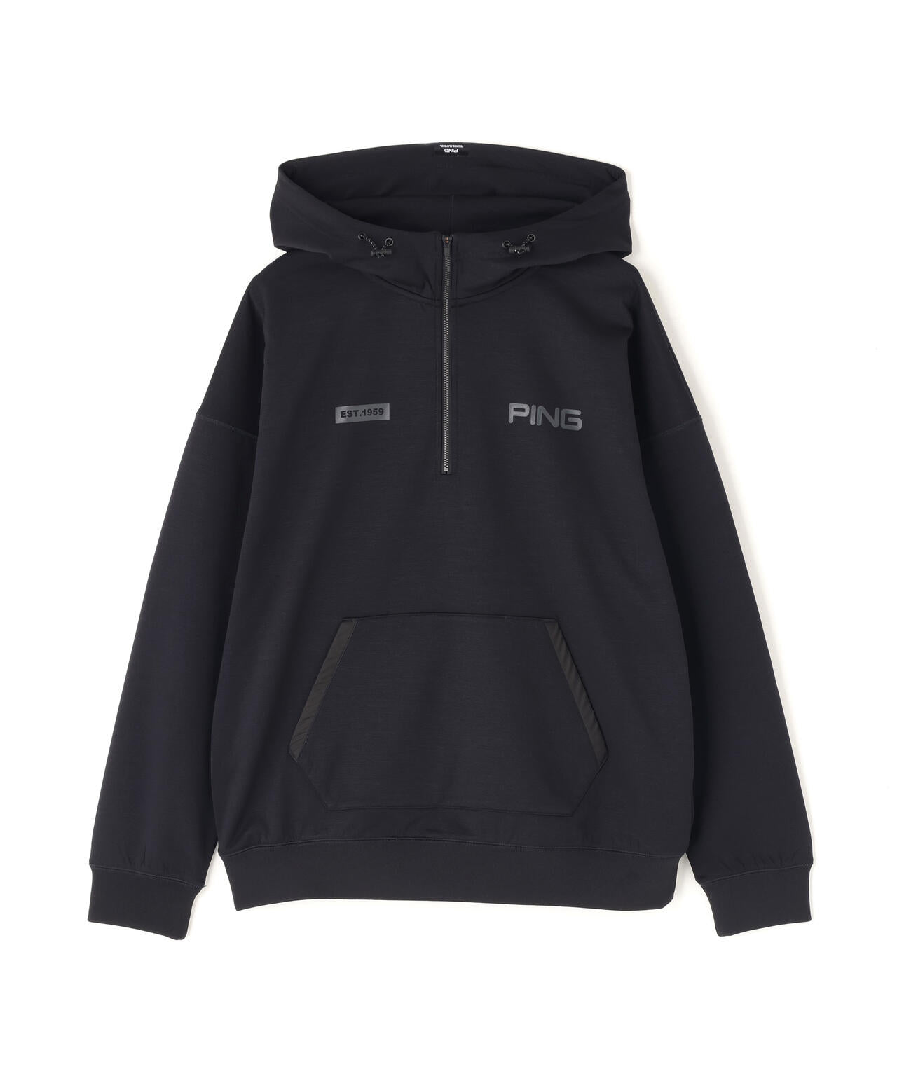 【PING APPAREL】全方向ストレッチ接結裏メッシュハーフジップスウェットフーディ <PERFORMANCE> (MENS)